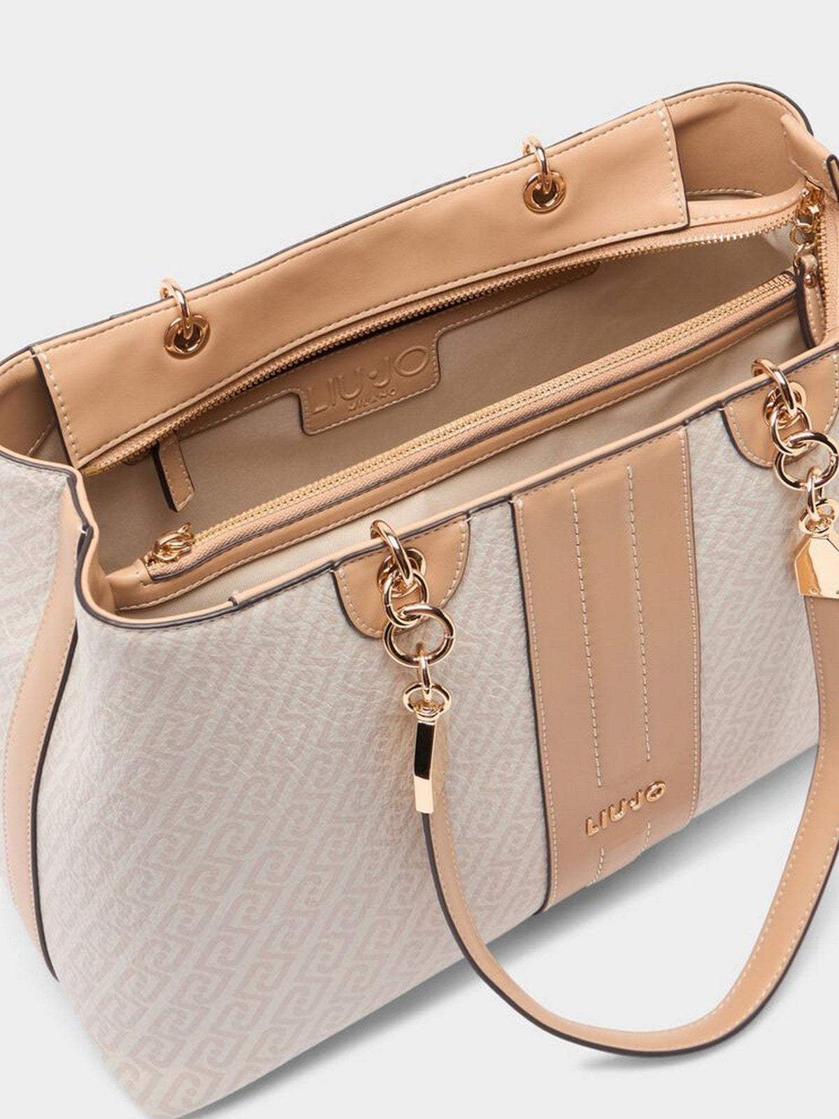 LIU JO ACCESSORIES Borsa Donna  AA6104E1118 C3920 Naturale/dk.cipria