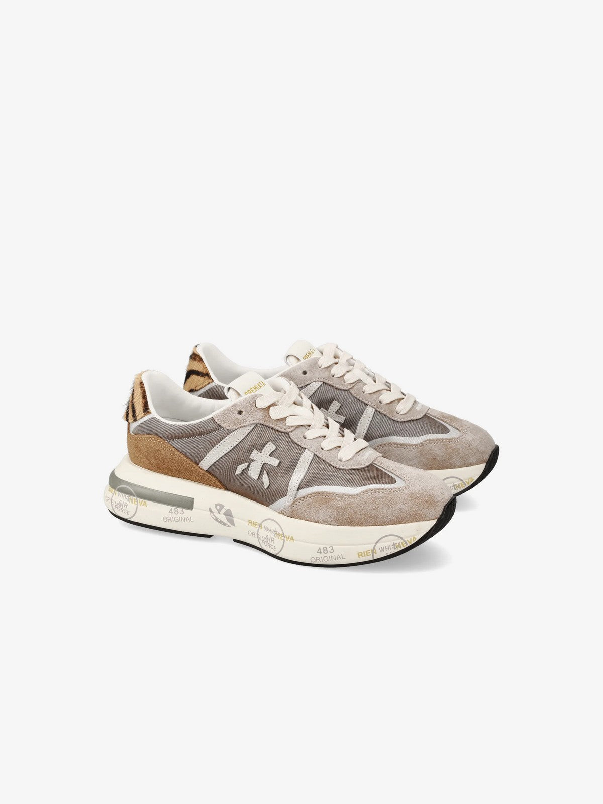 PREMIATA Sneaker Donna  CASSIE VAR 7675 TAUPE/BROWN
