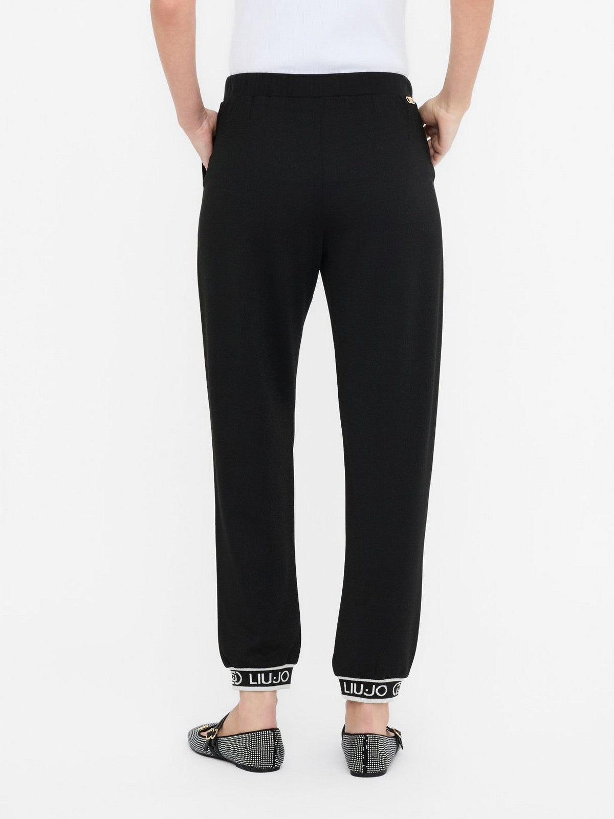 LIU JO SPORT Woven Pants Donna  TF5284J4747 R9342 Nero/nero lux