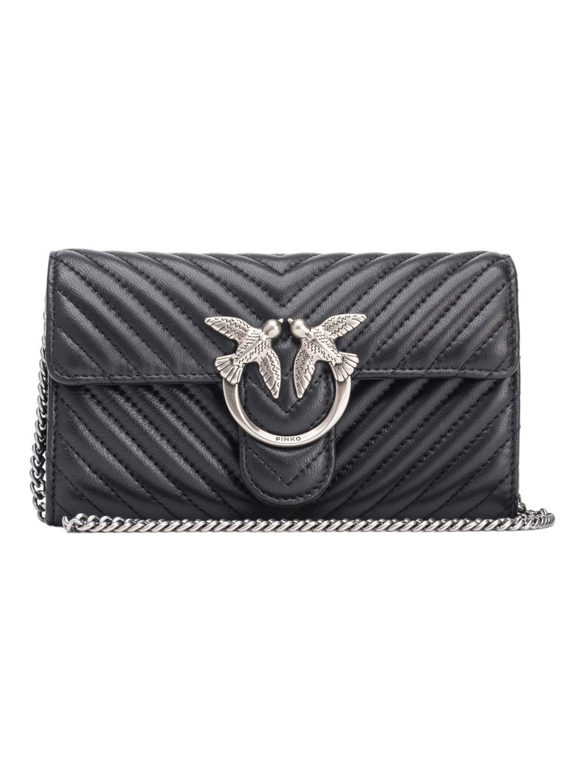 Pinko Frau Bag Love One Wallet 100062-A0gk Z99 Schwarz