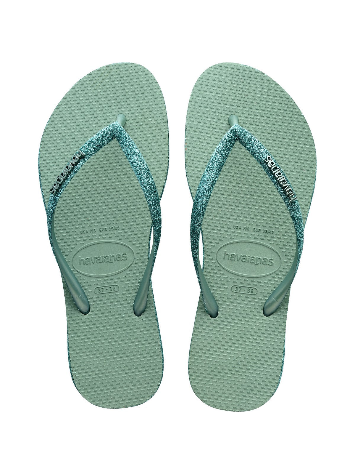 Havaianas Flip Flops Frau hav. Slim Sparkle II 4146937.1809 Brown