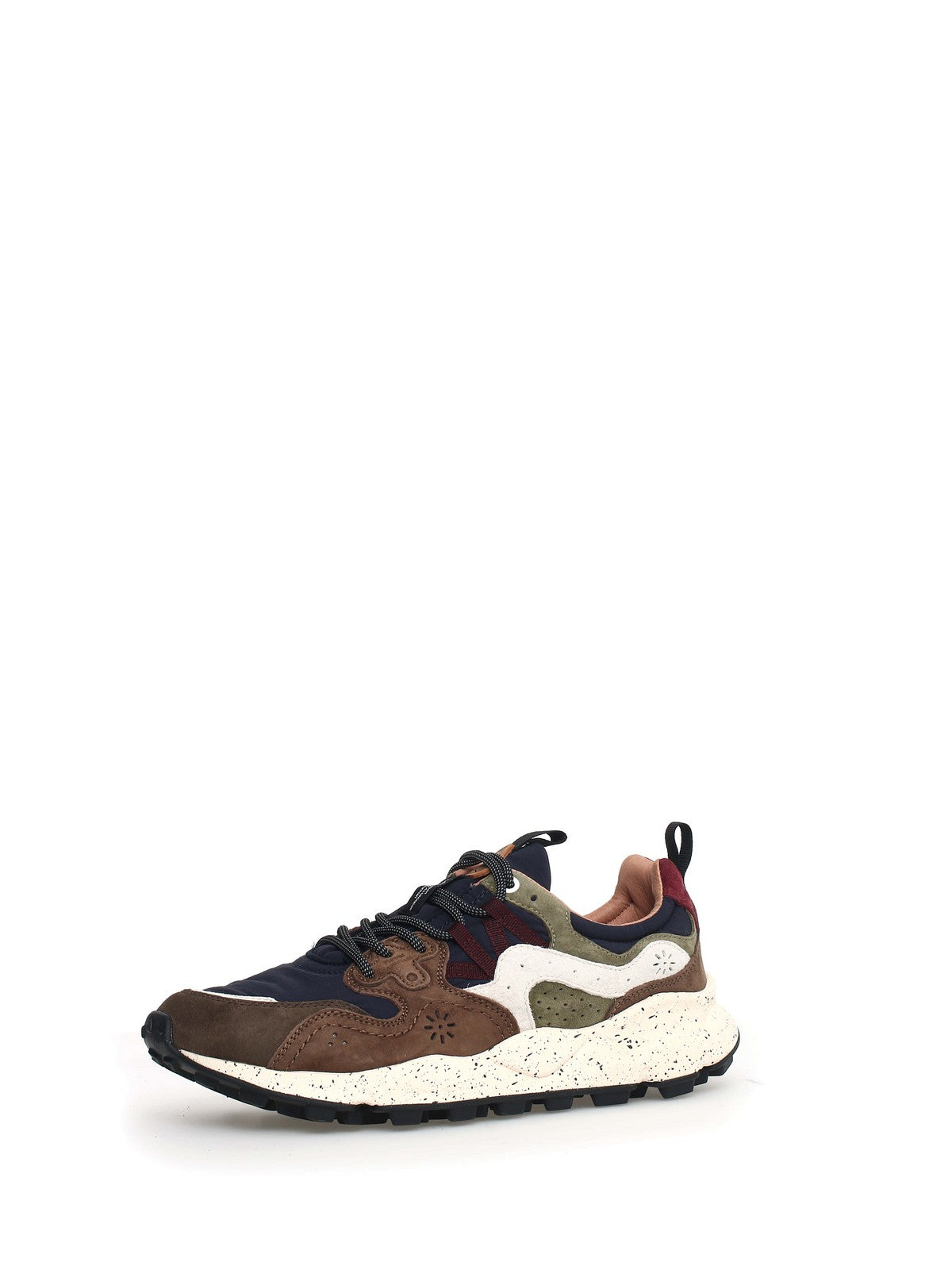 FLOWER MOUNTAIN Sneaker Uomo YAMANO 3 MAN 2017816-01-3D31 BROWN-NAVY gioboutiqueweb