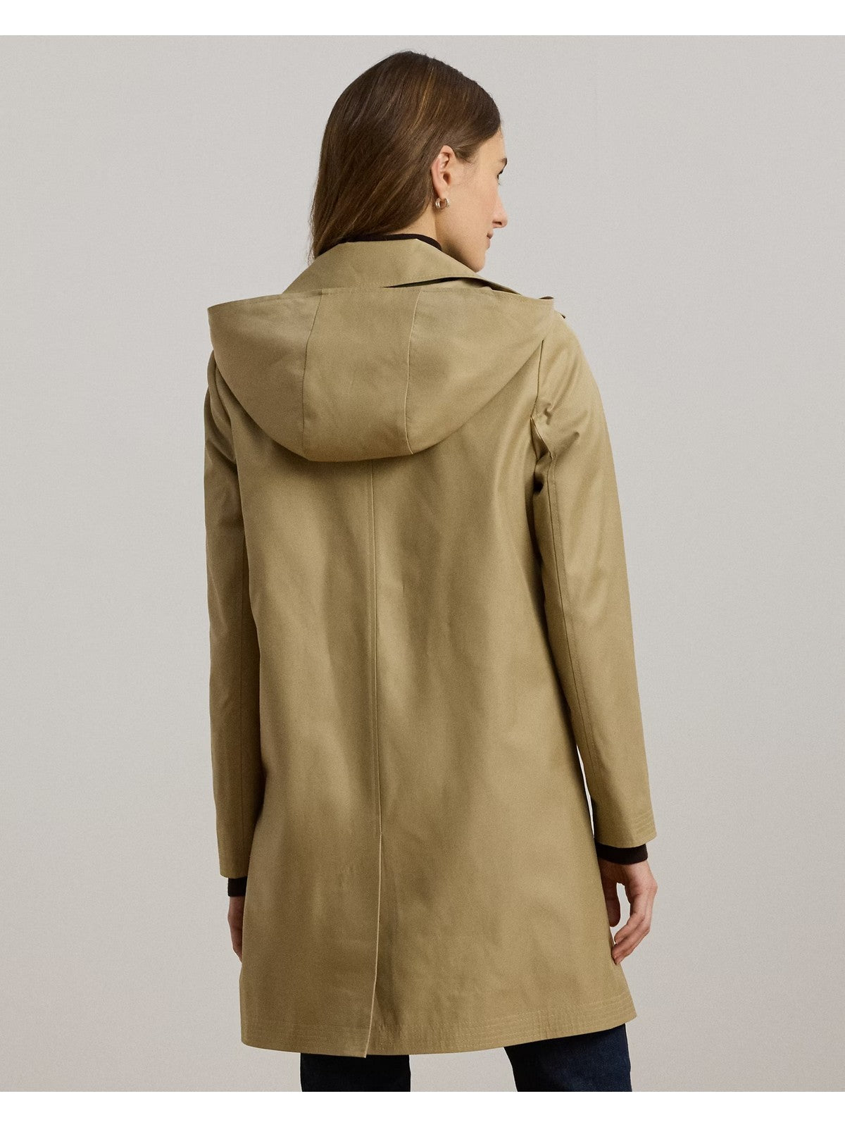 LAUREN RALPH LAUREN Trench Donna "SB RN 34""-LINED-COAT" 297967121 002 BIRCH TAN gioboutiqueweb