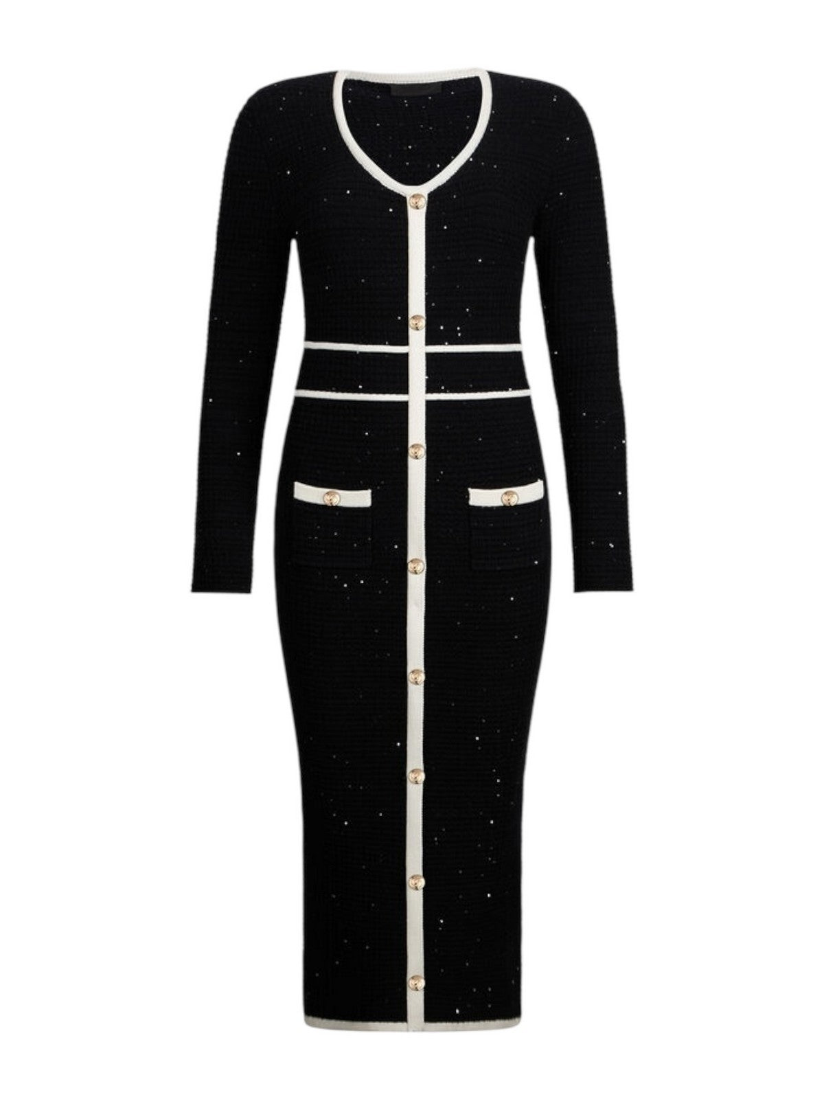 LIU JO BLACK Abito Donna  CF5132MS18F 03862 Nero/latte