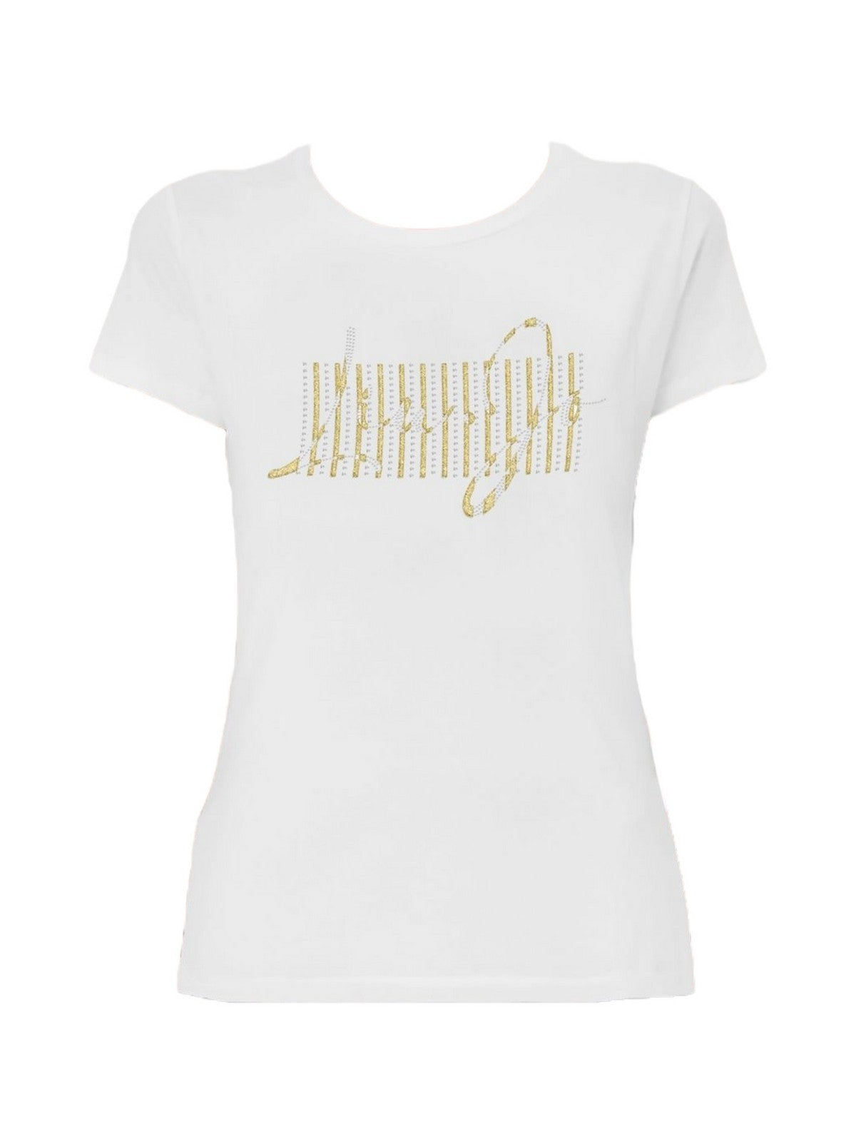 Liu Jo Sport T-shirt and Pole Woman Ta4196JS003 R9311 Ivory