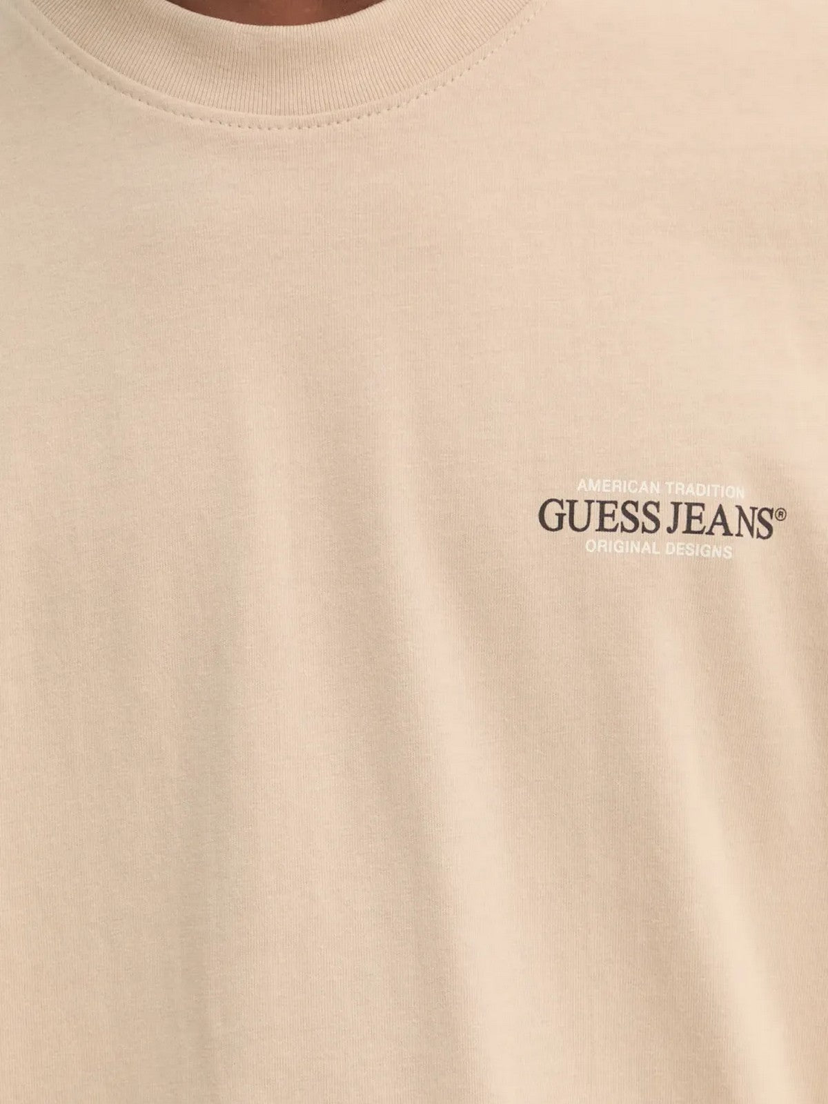 GUESS T-shirt Uomo GJ SS CN OS AMERICAN TRAD TEE M4BI75 K8FQ4 A117 SAFARI TAN