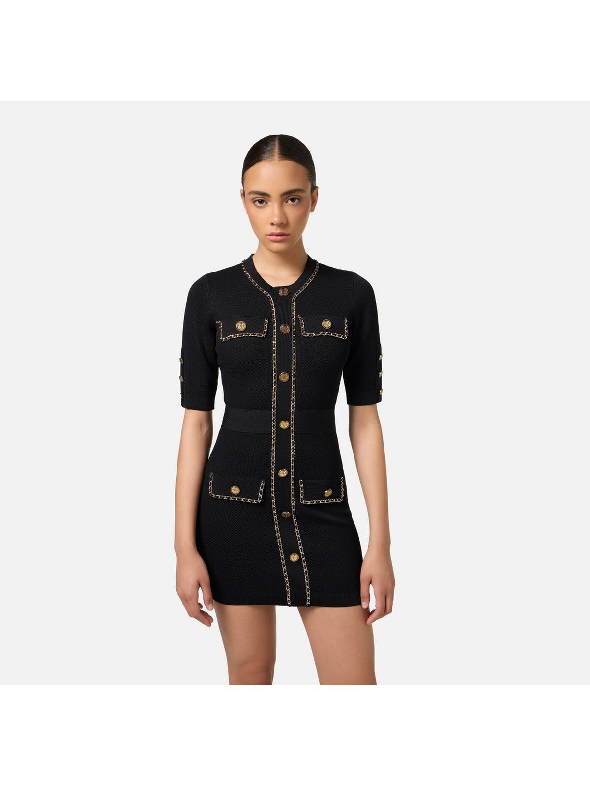 Vestido para mujeres de Elisabetta franchi AM92B46E2 110 Negro