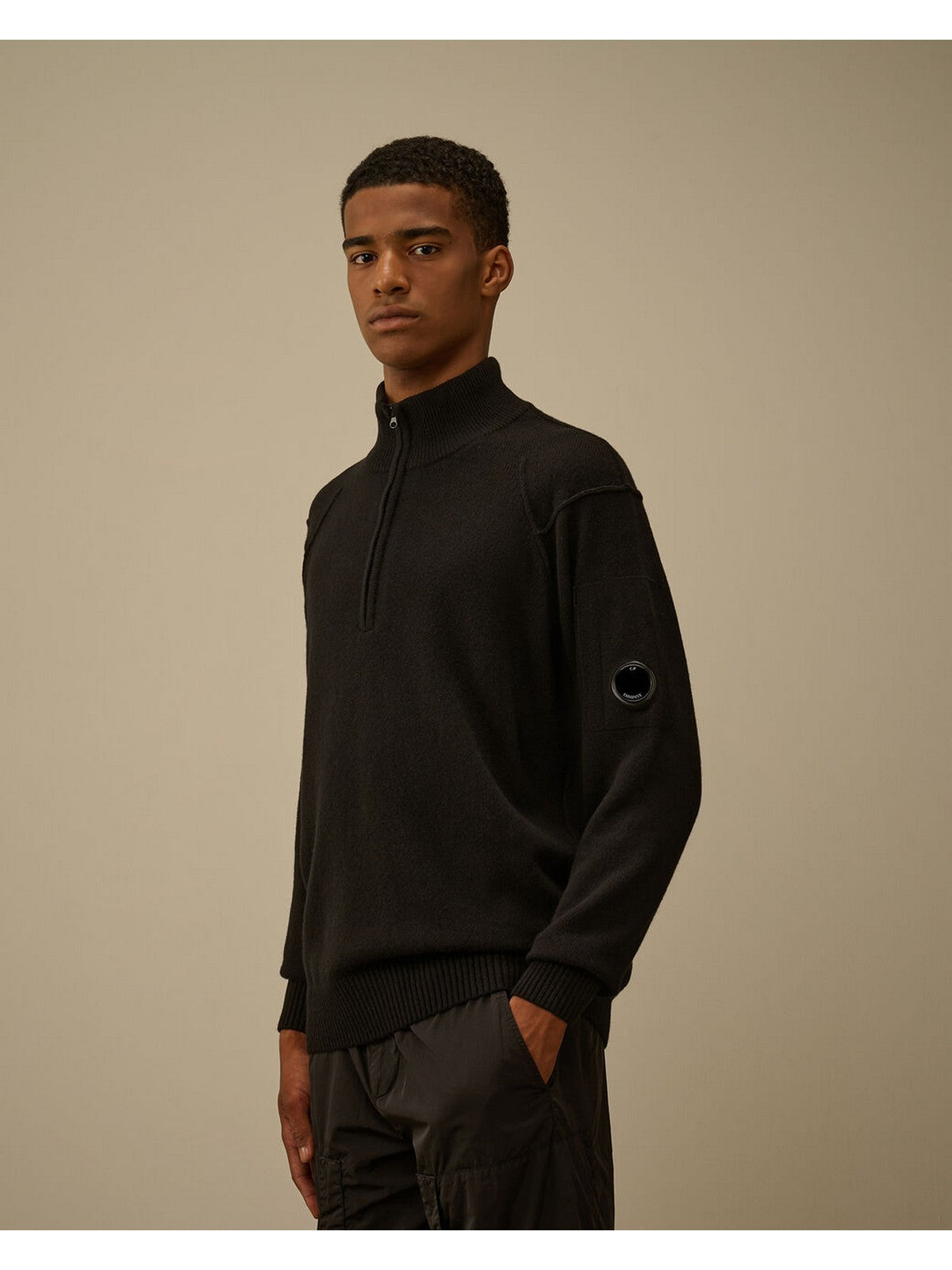 C.P. COMPANY Maglione Uomo  RFCMKN709A110149A 999 999 - BLACK gioboutiqueweb