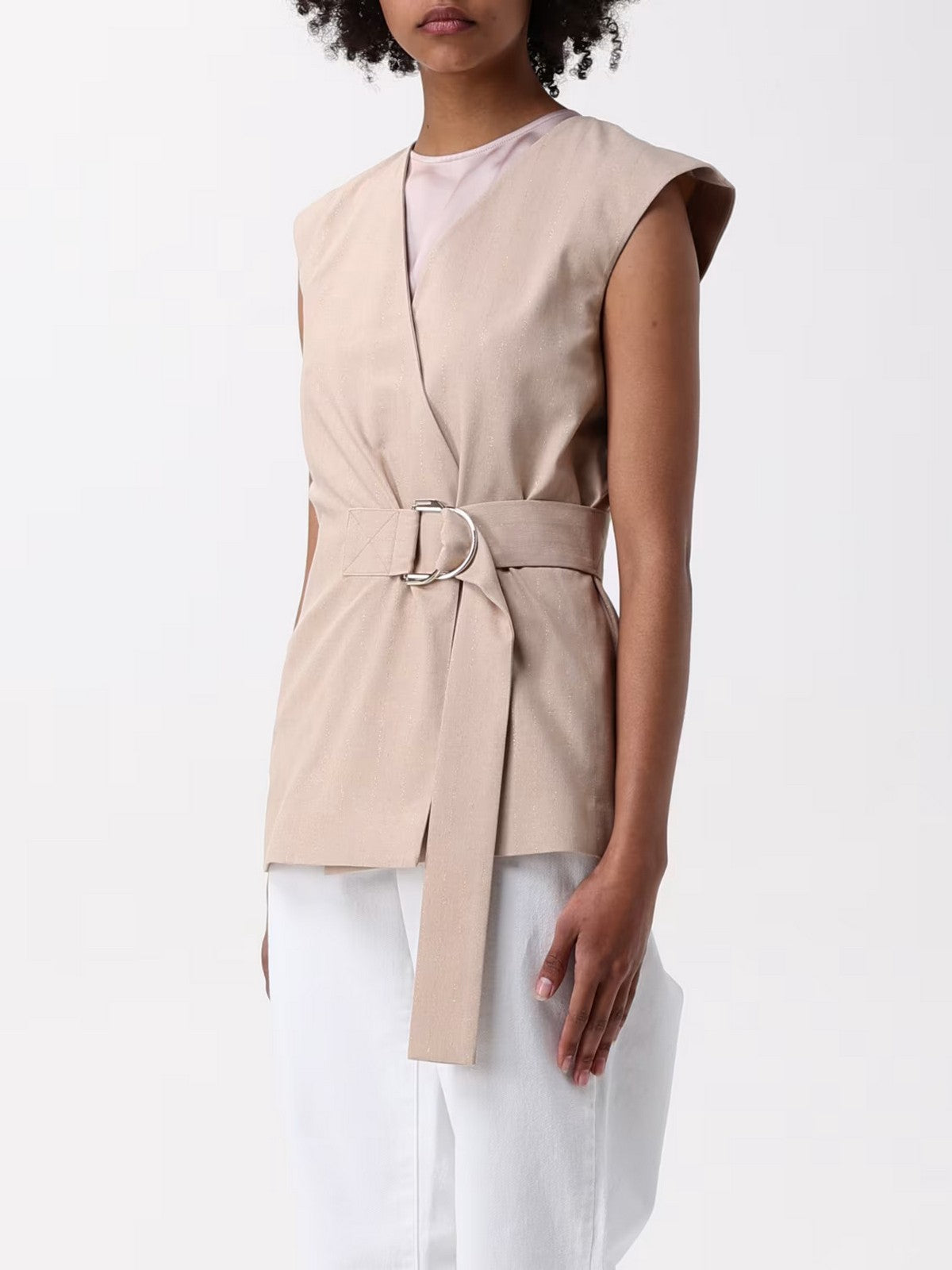 LIU JO BLACK Gilet Donna  CA5347T1973 A4326 Beige