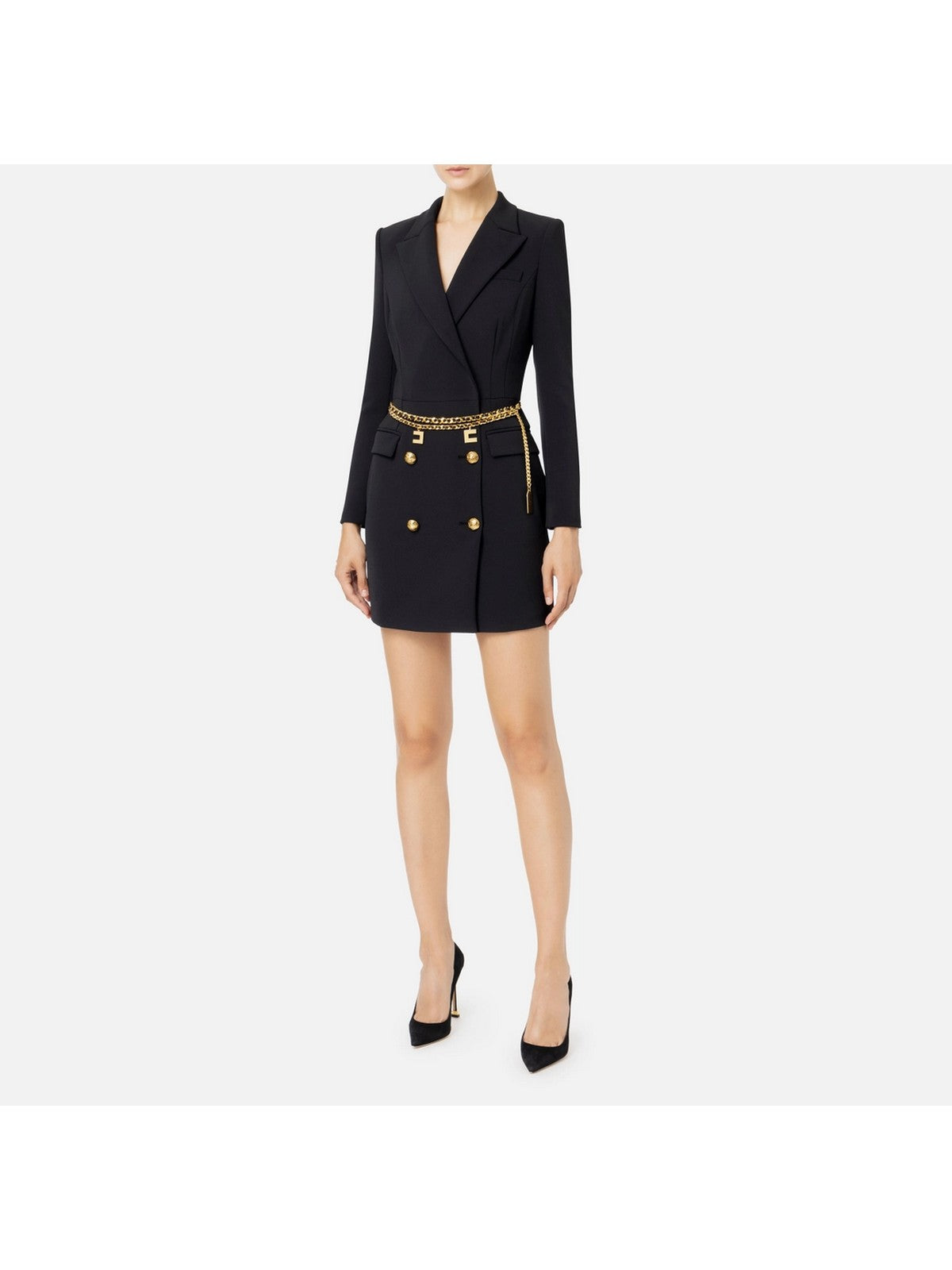 ELISABETTA FRANCHI Robe Femme AB65746E2 110 Noir