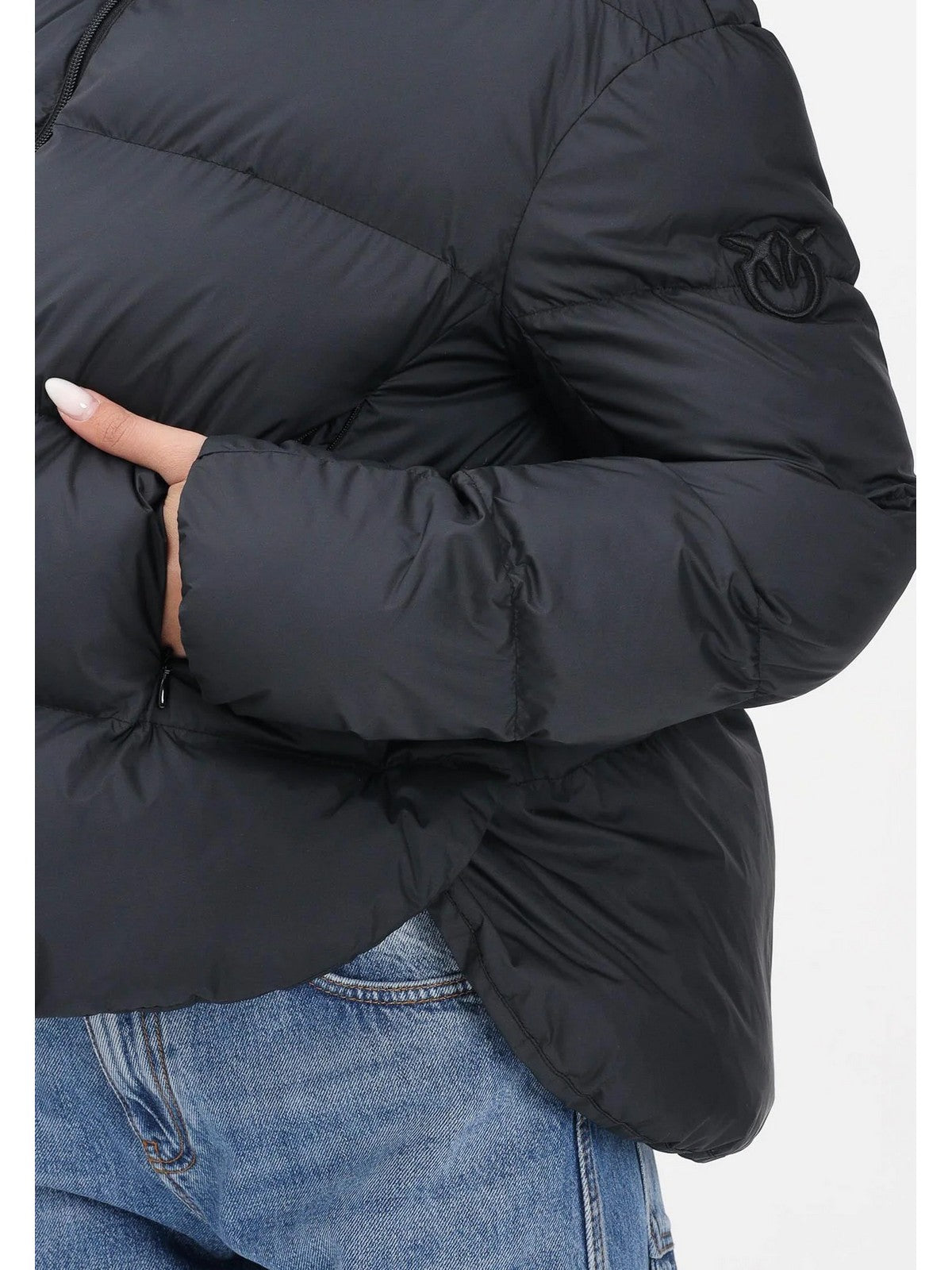 PINKO Piumino Donna GIZA IMBOTTITO 101602-A2P6 Z99 NERO LIMOUSINE gioboutiqueweb