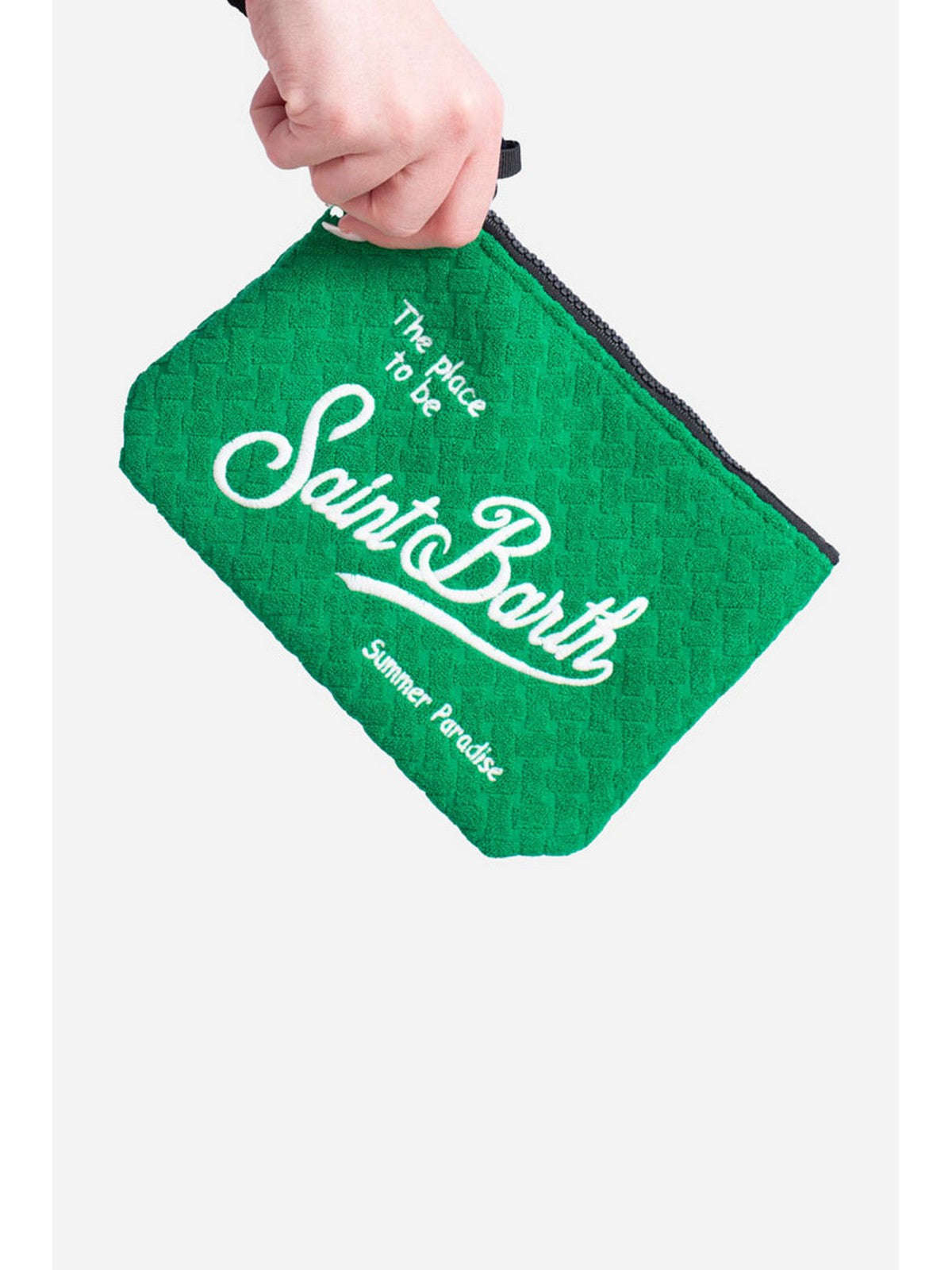 MC2 SAINT BARTH Pochette Uomo  ALINE SPONGE 01733F Verde gioboutiqueweb