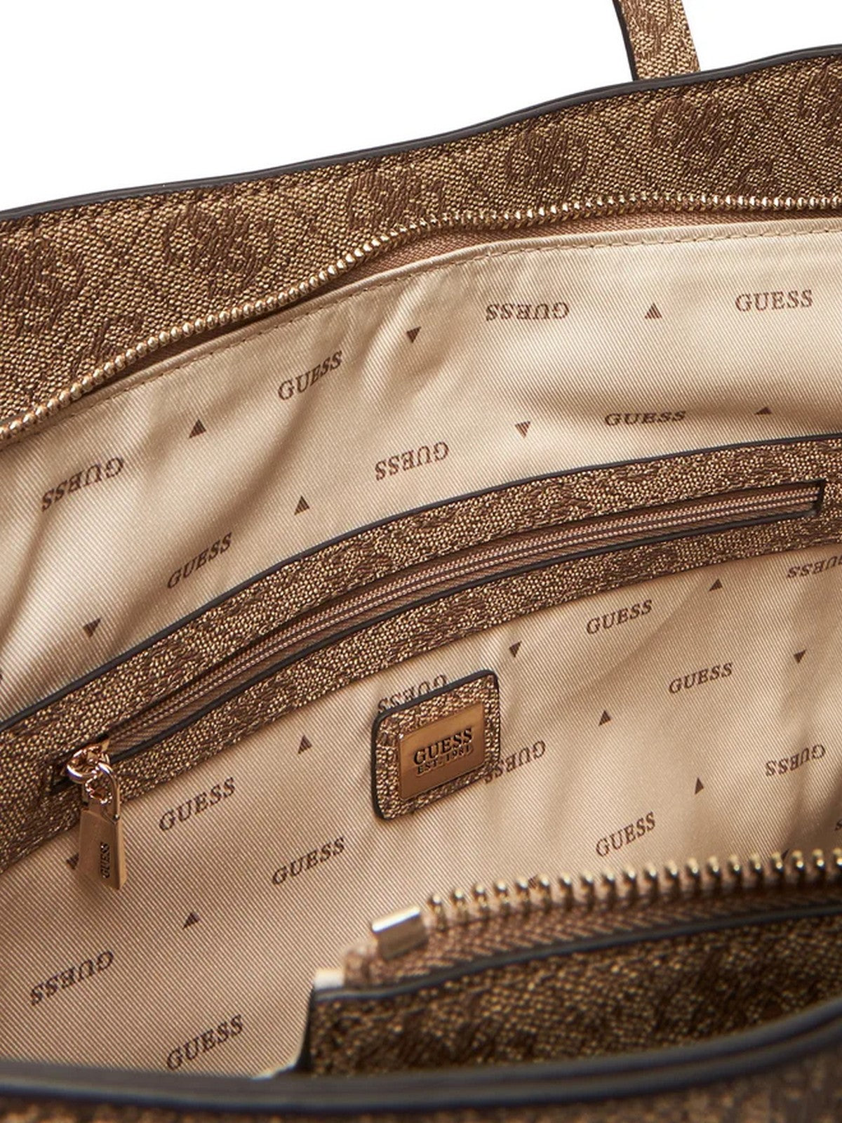 GUESS Borsa Donna MERIDIAN II GIRLFRIEND TOTE HWSG69 74230 LTL LATTE LOGO