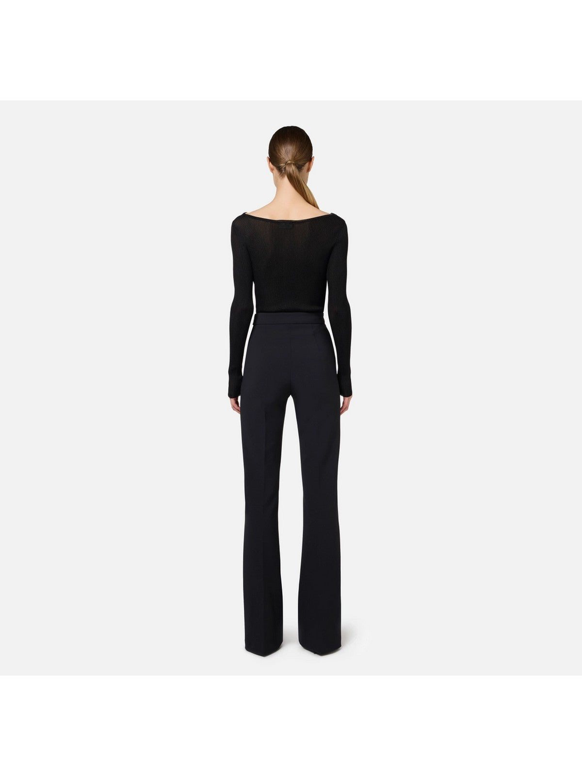 ELISABETTA FRANCHI Pat3546e2 110 black trousers