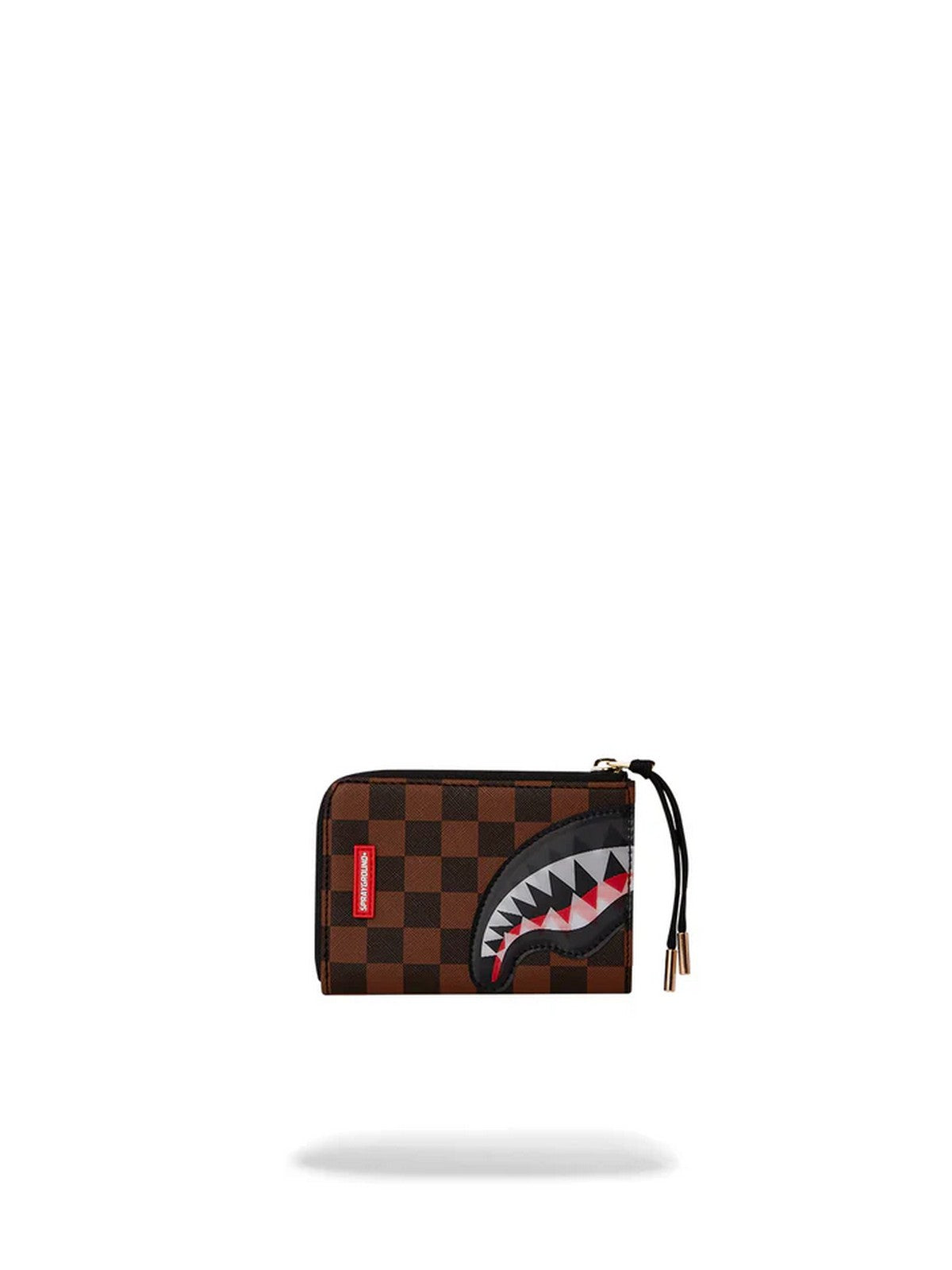 SPRAYGROUND SHARKS MENS'S WALLLET À PARIS LENTICULAL CHOMP WALTLET 910W6526NSZ BROWN