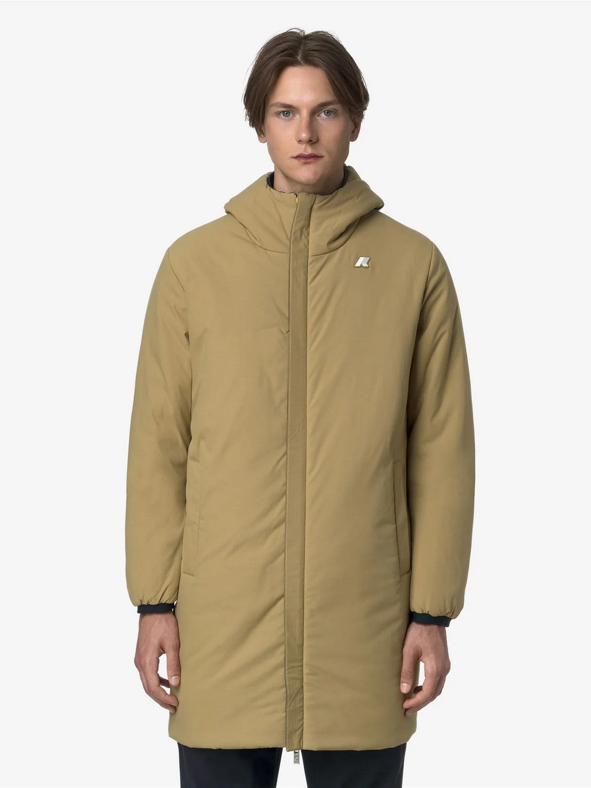 K-WAY Giubbino Uomo JACOB ST WARM DOUBLE K6128WW B2R Blue Depth - Beige S