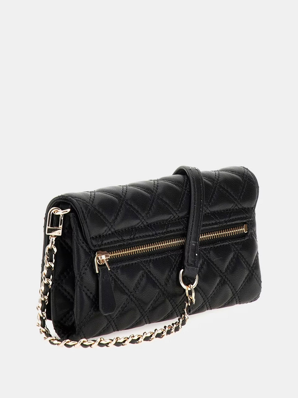 GUESS Sac Femme Mini Sac à Bandoulière Giully HWQG87 48750 BLA Noir