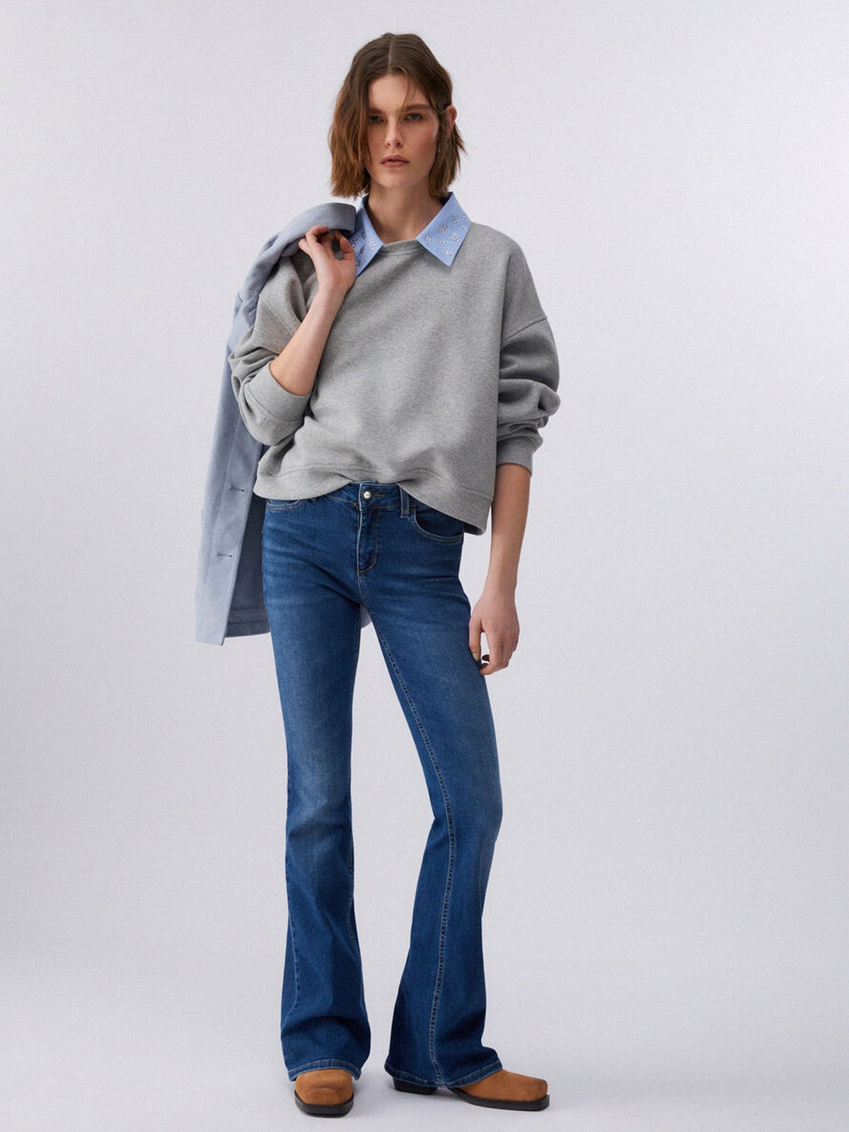 LIU JO BLUE DENIM Jeans Donna  UA6058DS004 78416 D.dk blue ecs like w