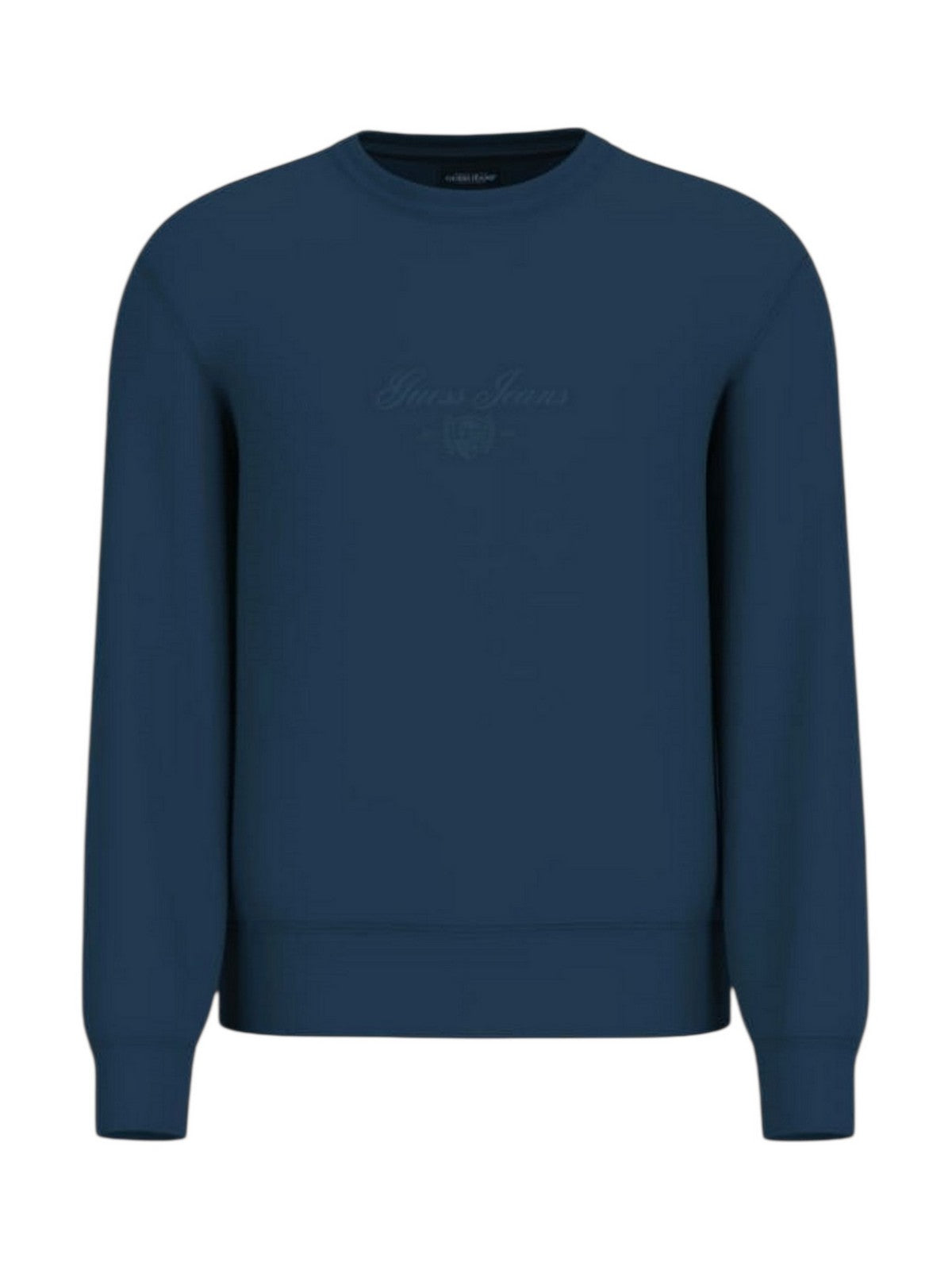 GUESS Felpa Uomo GJ SLIM SCRIPT CREWNECK M5BQ35 K9V31 A71W DARING OCEAN