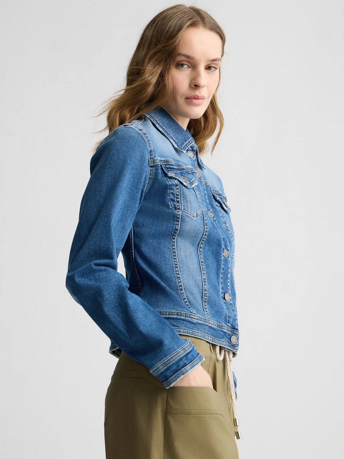 LIU JO BLUE DENIM Giubbino Donna  UA5046DS615 78849 Blu gioboutiqueweb