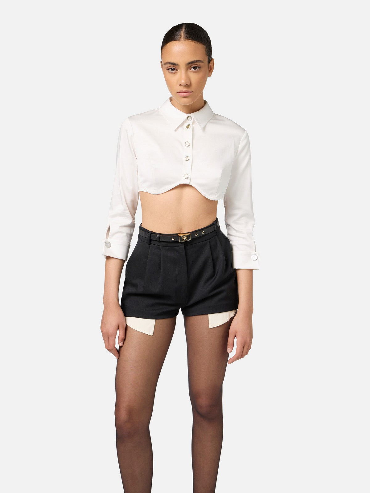 ELISABETTA FRANCHI Cintura Donna  CT23S46E2 110 Nero gioboutiqueweb