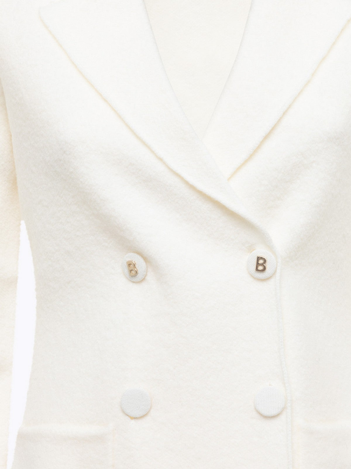 BLUGIRL Felpa Donna  RF5058MA07R C3866 Chalk w/brooch