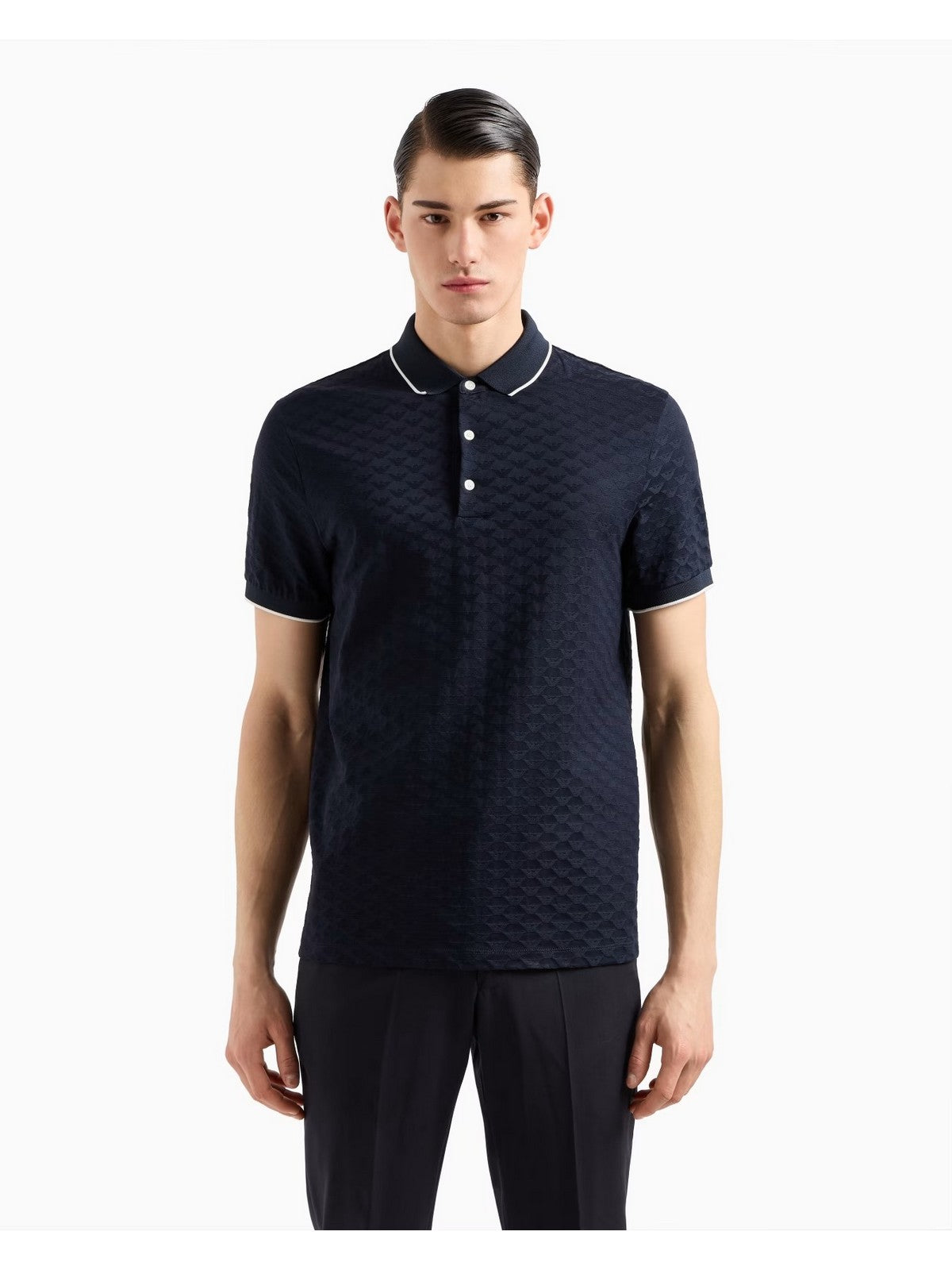 EMPORIO ARMANI Polo Uomo  8N1FP0 1JHWZ 0920 BLU NAVY