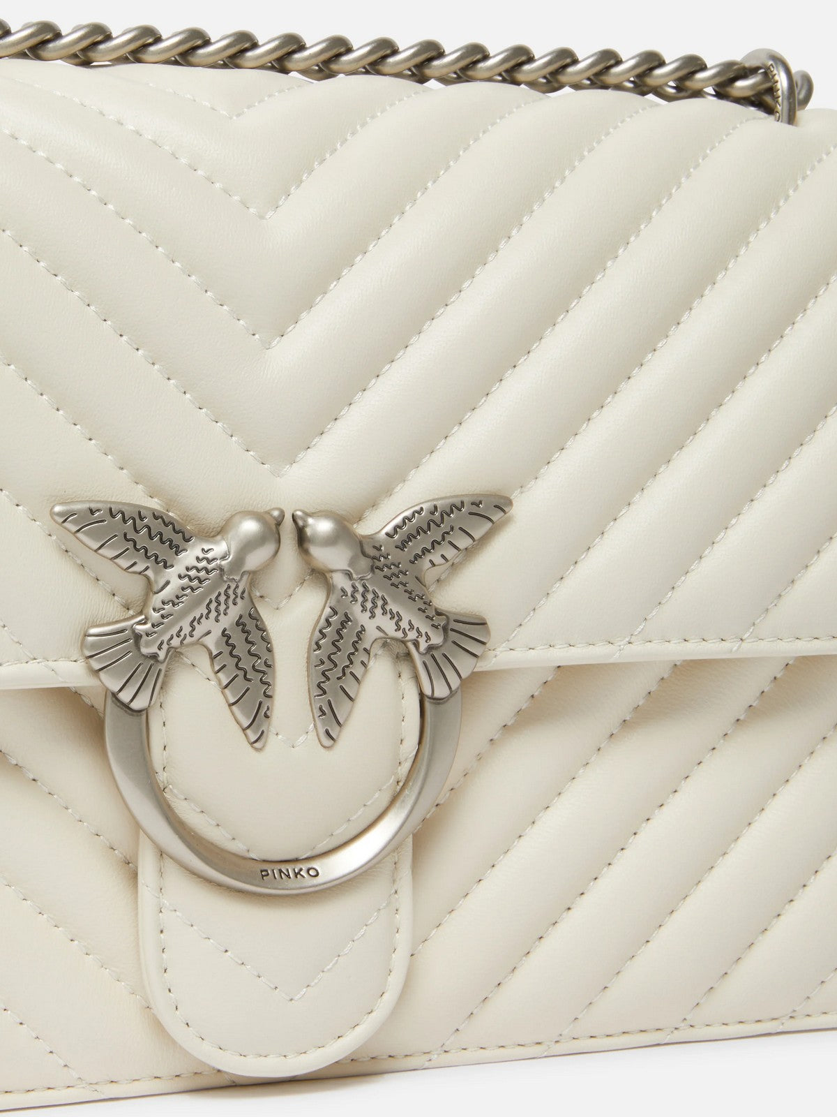 Pinko Woman Bag Love One Classic 100941-A0gk Z14o White