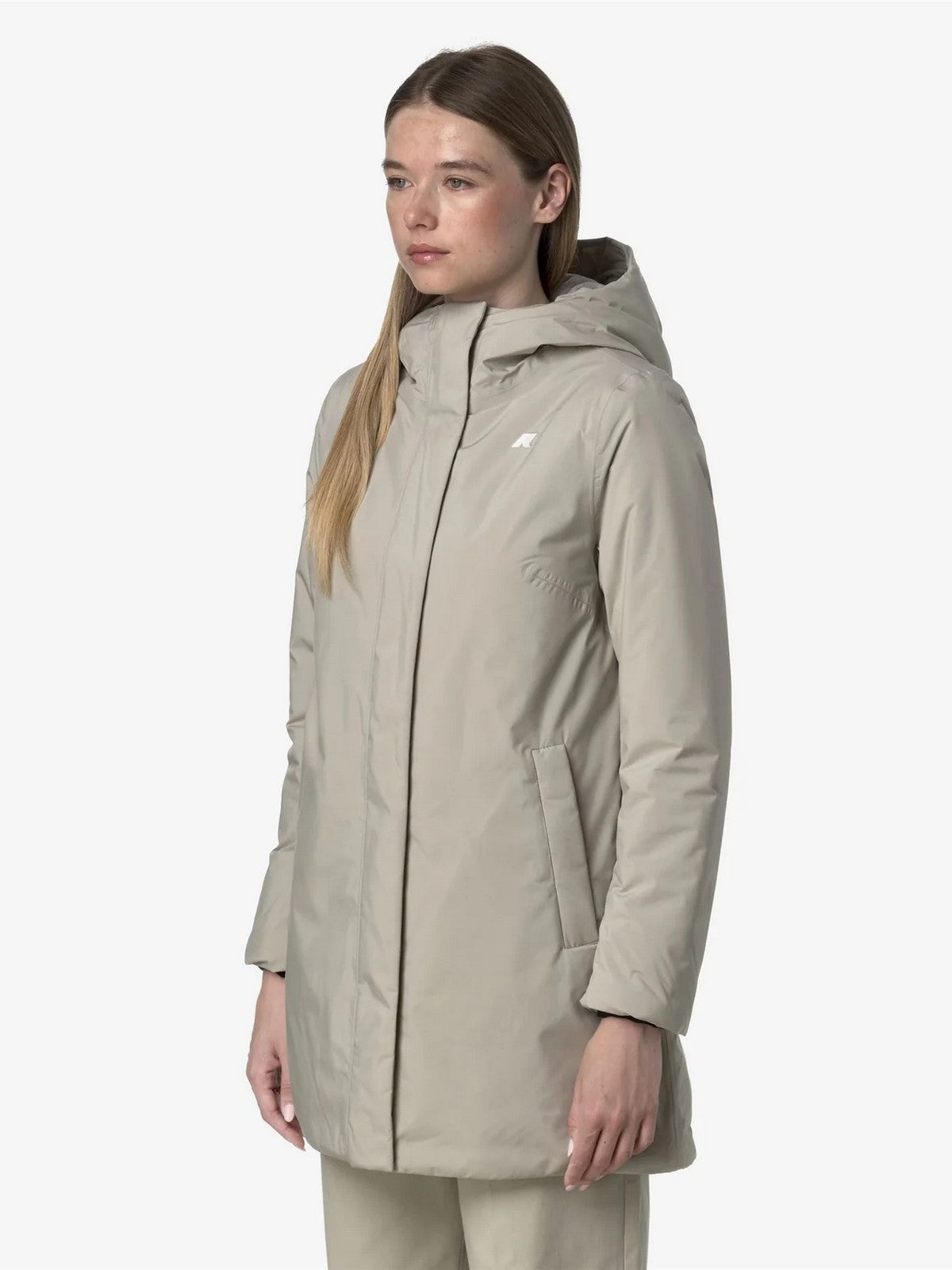 K-WAY Giubbino Donna SOPHIE SOFT TOUCH MARMOTTA K71326W B2X Beige Cashmere - Gre