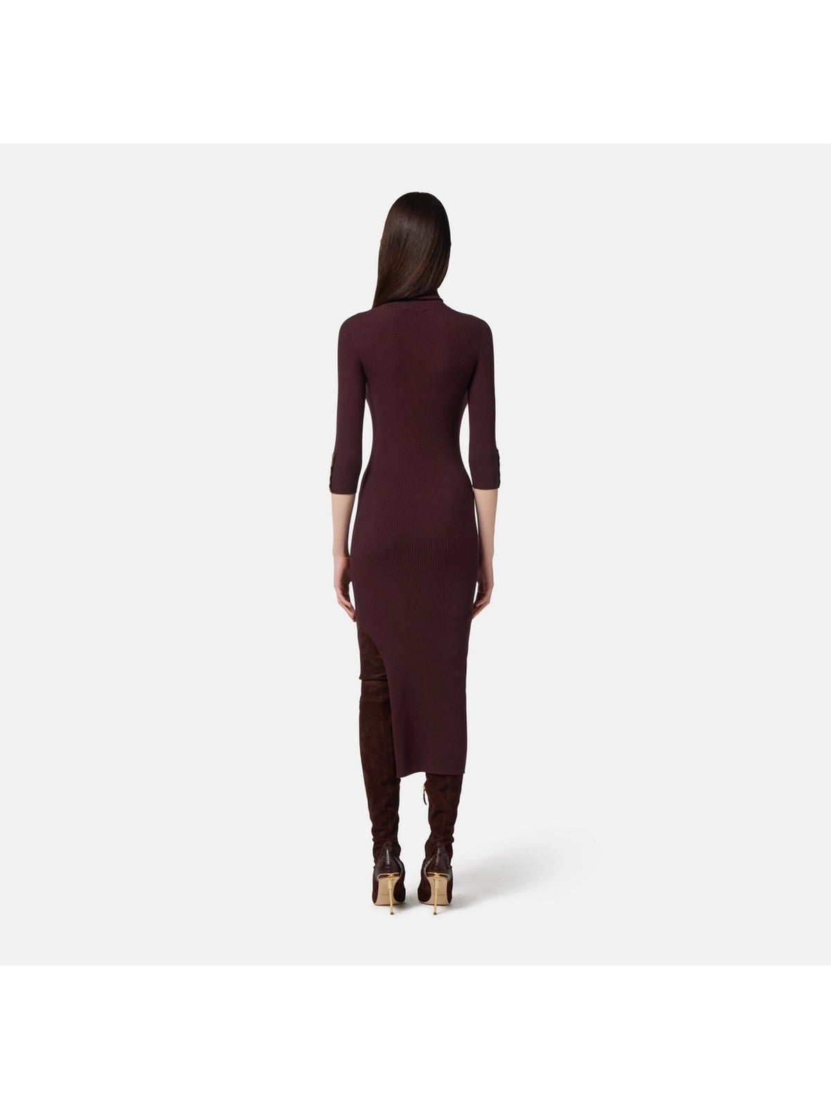 ELISABETTA FRANCHI Abito Donna  AM23B56E2 EA4 MERLOT gioboutiqueweb