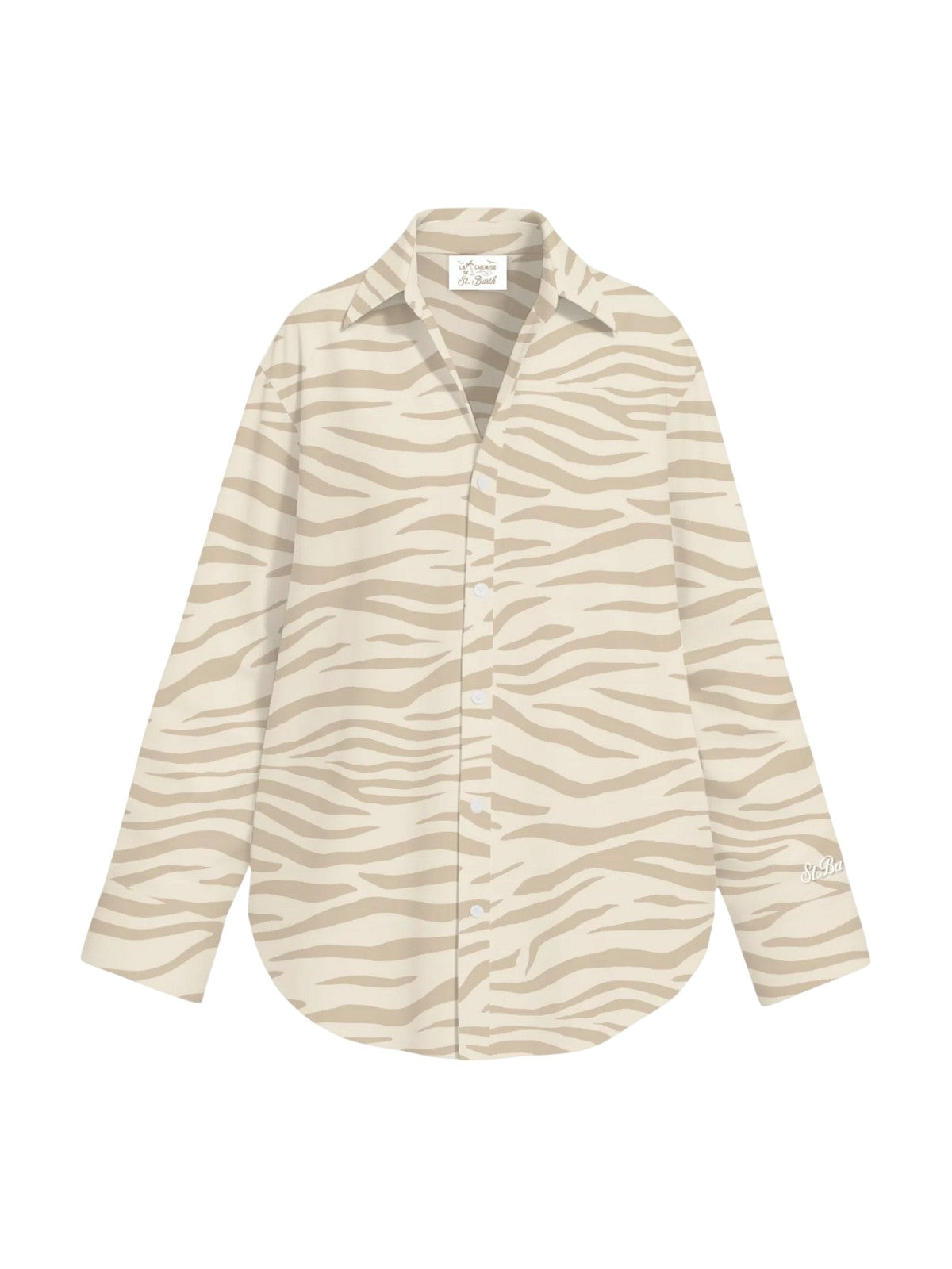MC2 SAINT BARTH Camicia Donna  CRISTAL 01608L COTTON VOILE ZEBRA COLOR 1011