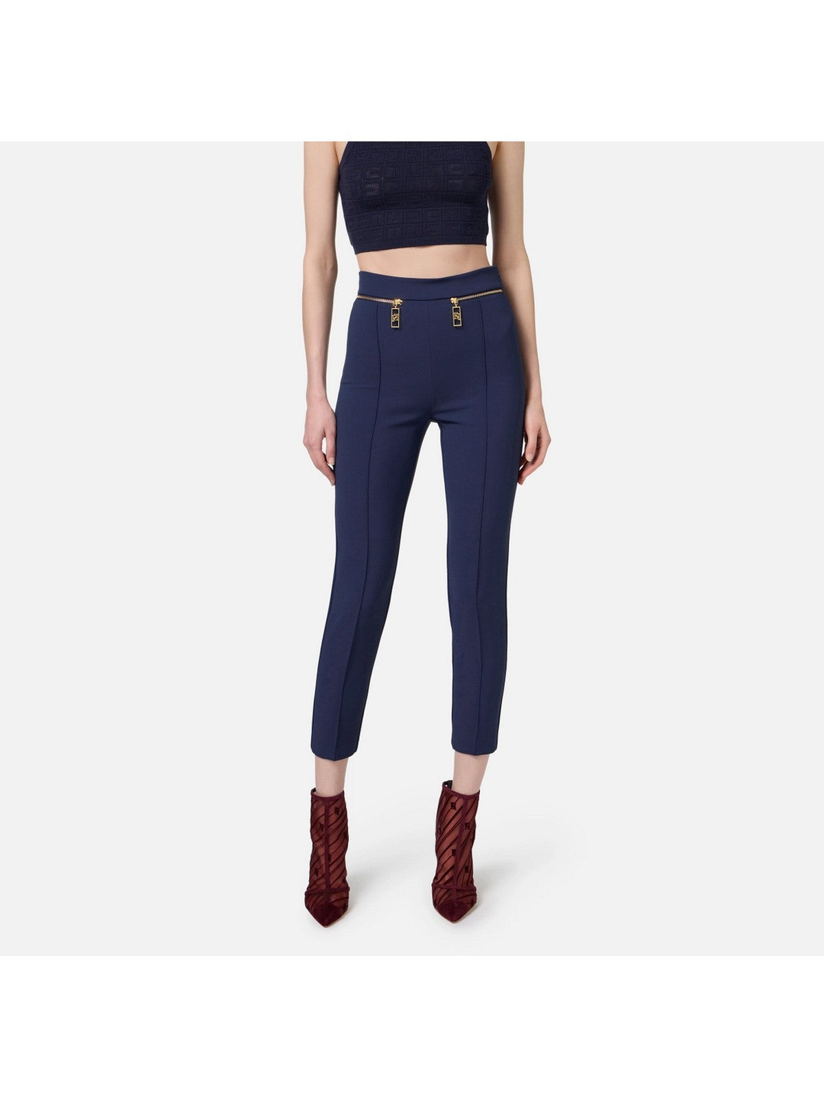 ELISABETTA FRANCHI PA03646E2 B75 blue trousers