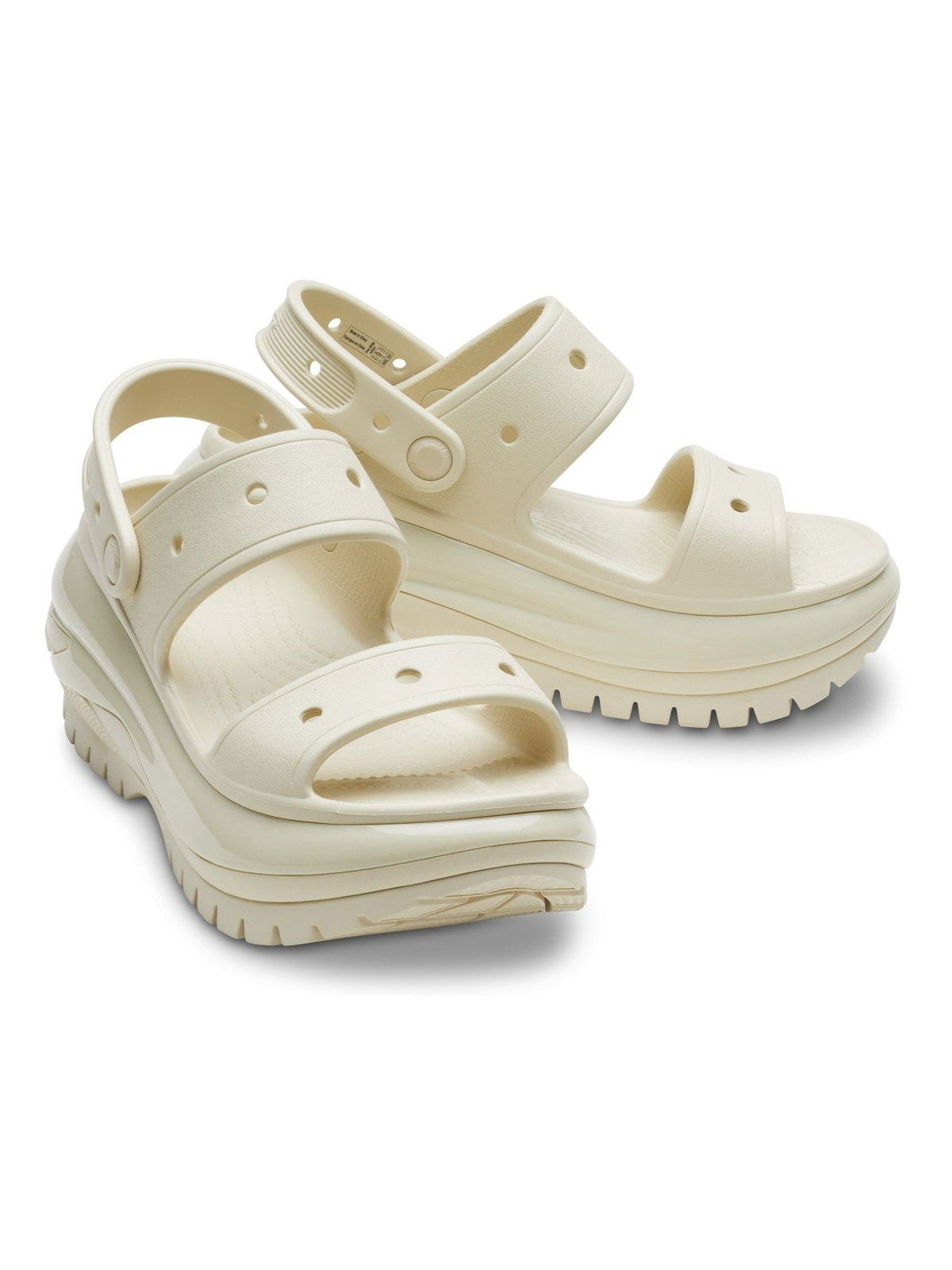 Crocs Sandalo Donna Classic Mega Crush Sandal W 207989 2y2 beige