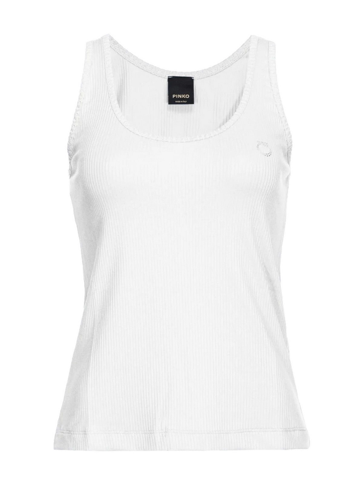 Pinko tank top woman chicago 103573-a1x4 z04 white