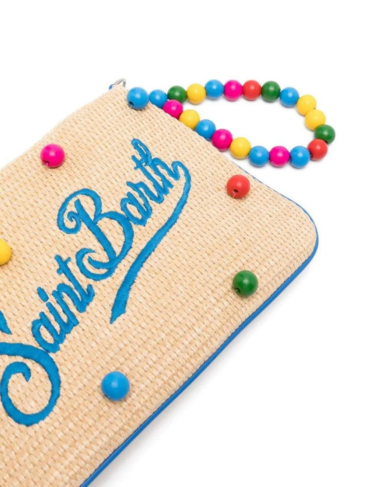 MC2 Saint Barth Pochette Donna Parisien Straw 00386f Beige