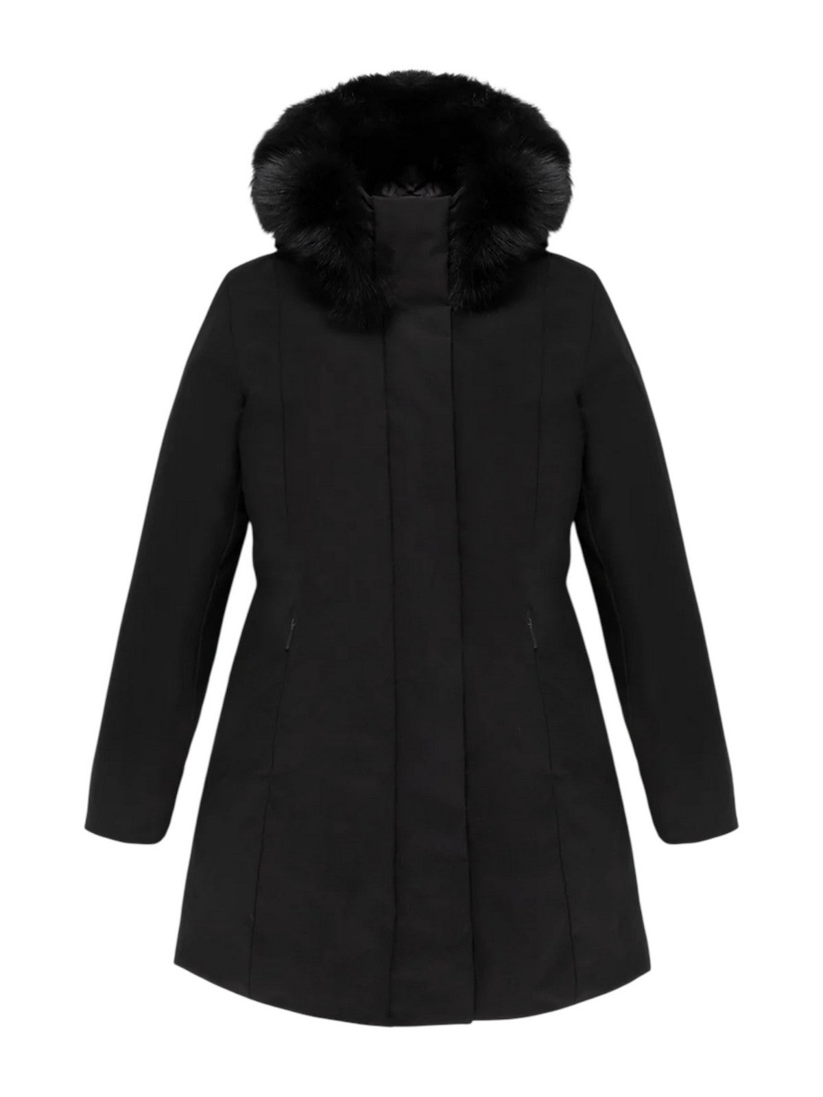 REFRIGIWEAR Piumino Donna LADY TECH/1 FUR JACKET W99108 XT3790 G06000 BLACK