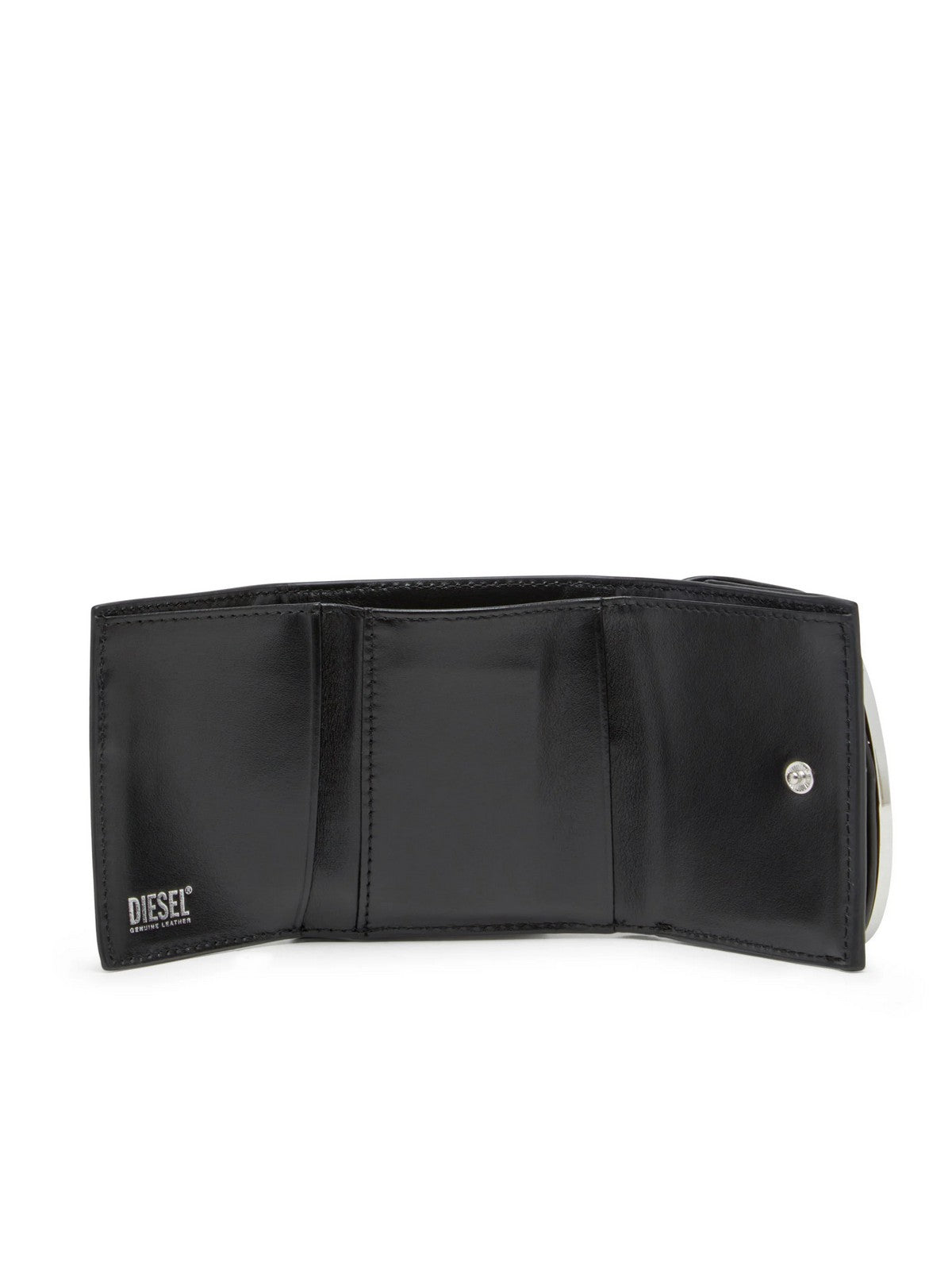 DIESEL Portafoglio Donna 1DR 1DR TRI FOLD COIN XS II WALLET X09887 PR818 T8013 001 - BLACK