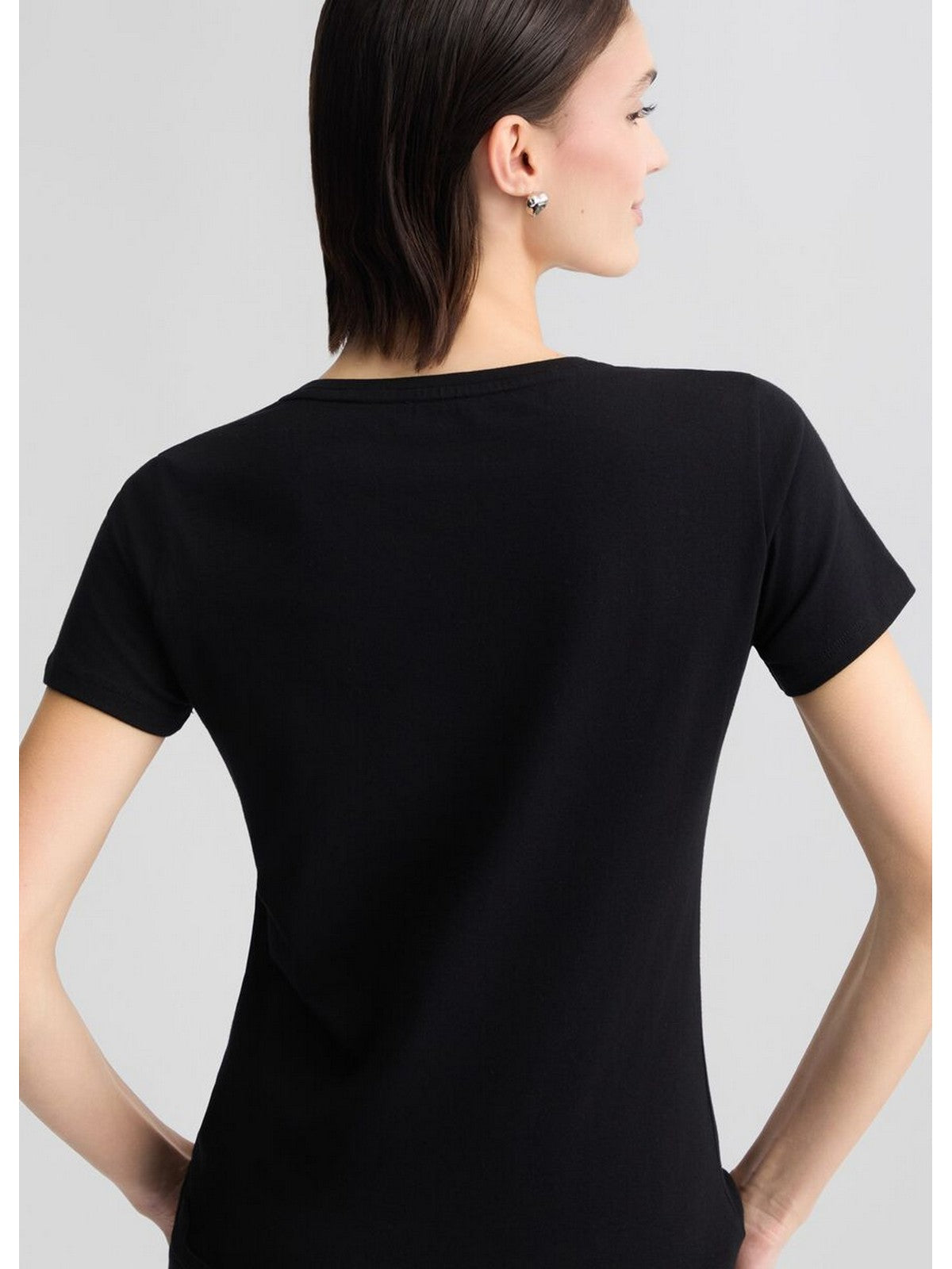 LIU JO SPORT T-shirt Donna  TA5214JS003 W9415 NERO/LIUJO