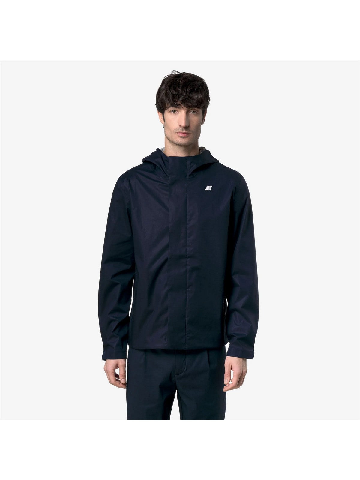 K-WAY Giubbino Uomo JACKO COTTON 3LAYERS K21344W K89 BLUE DEPTH