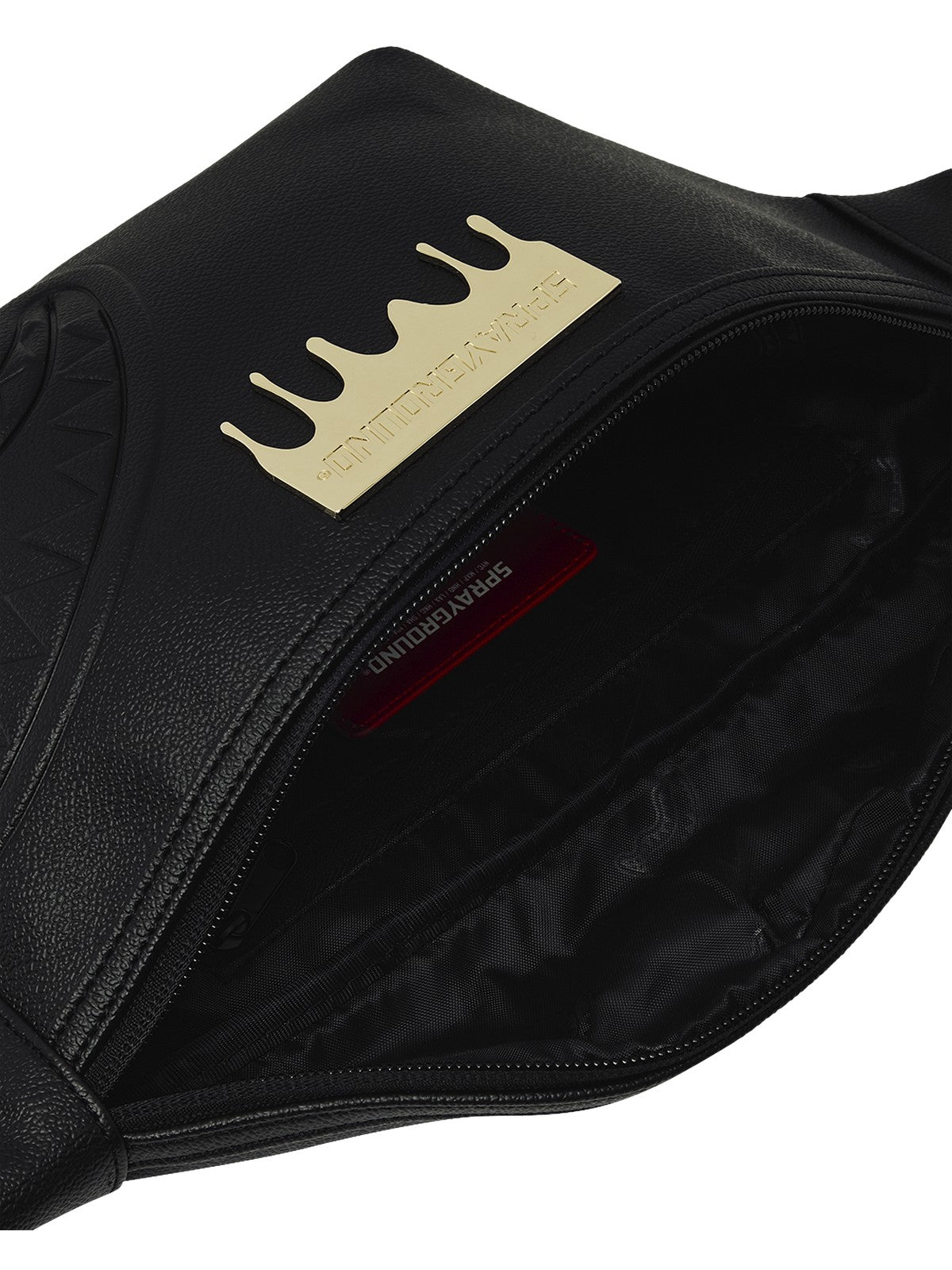 SPRAYGROUND Marsupio Unisex adulto GOLD BRICK LUX SAVVY CROSSBODY 910B9048NSZ Nero