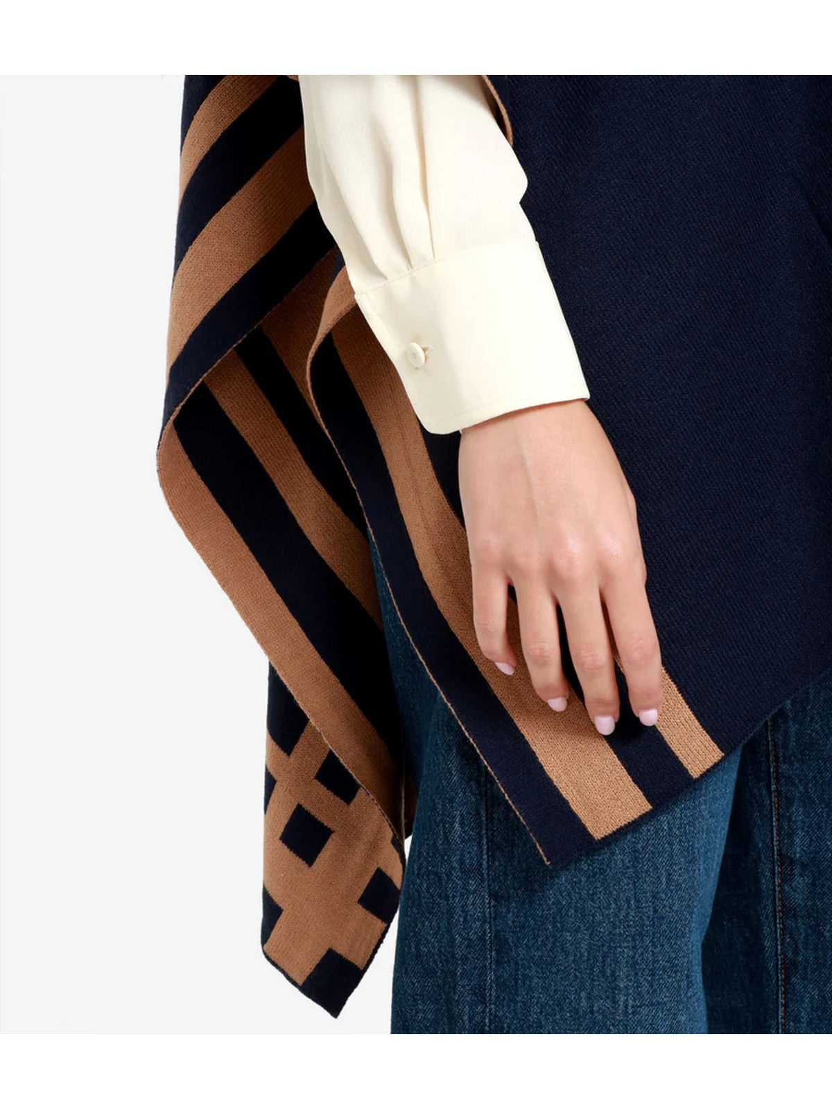 LAUREN RALPH LAUREN Mantella Donna  454960145 003 NAVY/CAMEL