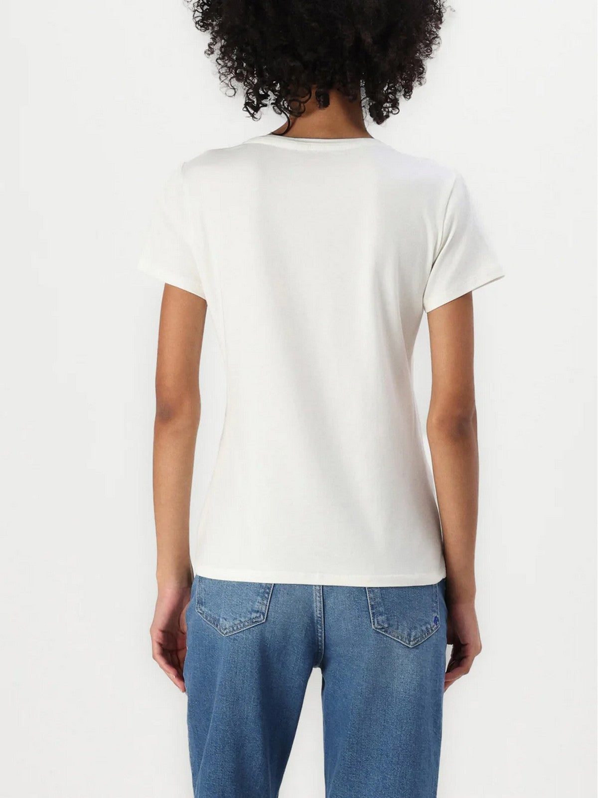 LIU JO SPORT T-shirt Donna  TA5214JS003 M9136 White milk/LiuJo gioboutiqueweb