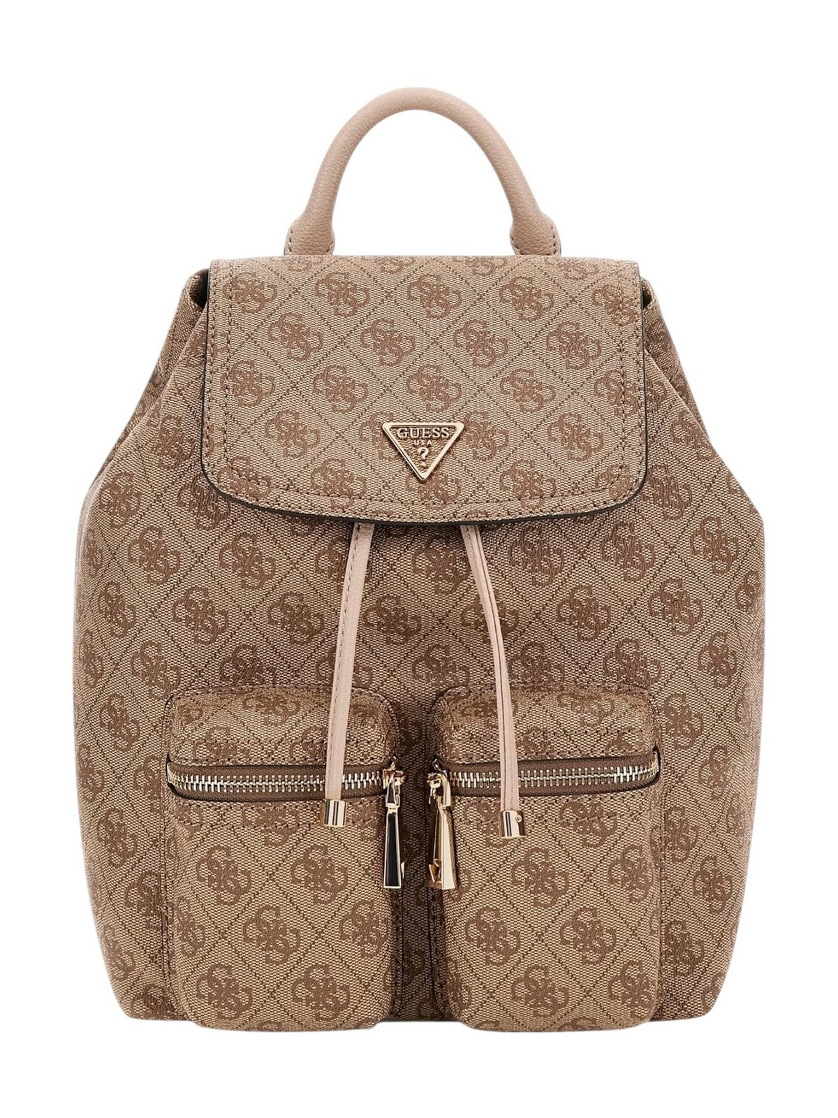 GUESS Zaino Donna MANHATTAN II FLAP BACKPACK HWSG71 18310 LTL LATTE LOGO
