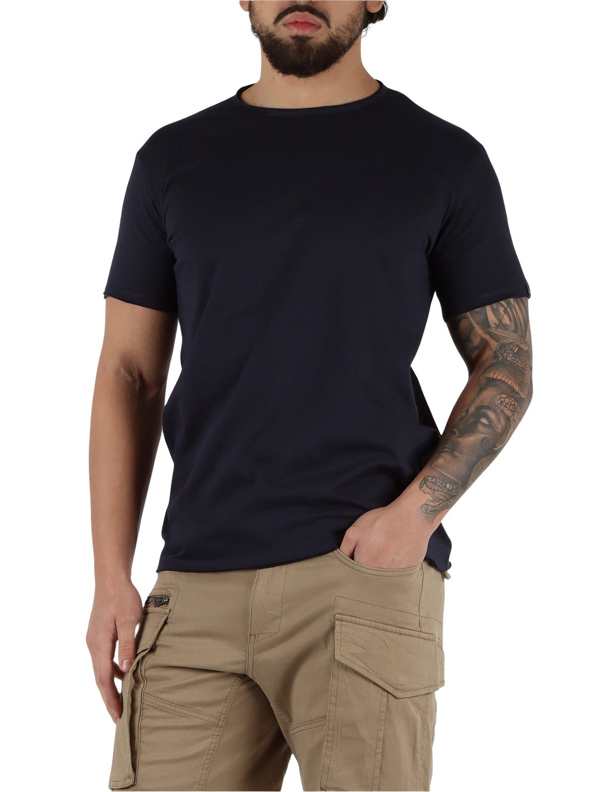 REPLAY T-shirt Uomo  M3590A0002660 067 NIGHT BLUE... gioboutiqueweb
