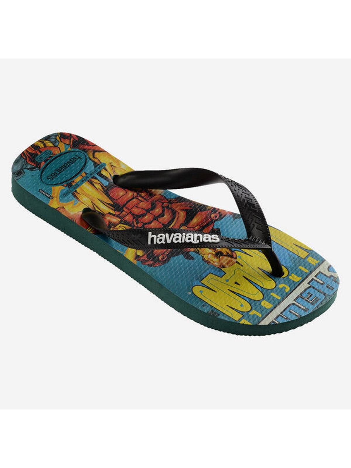 HAVAIANAS Tongs pour hommes Hav. Haut Marvel Classic 4147012.5266 Vert