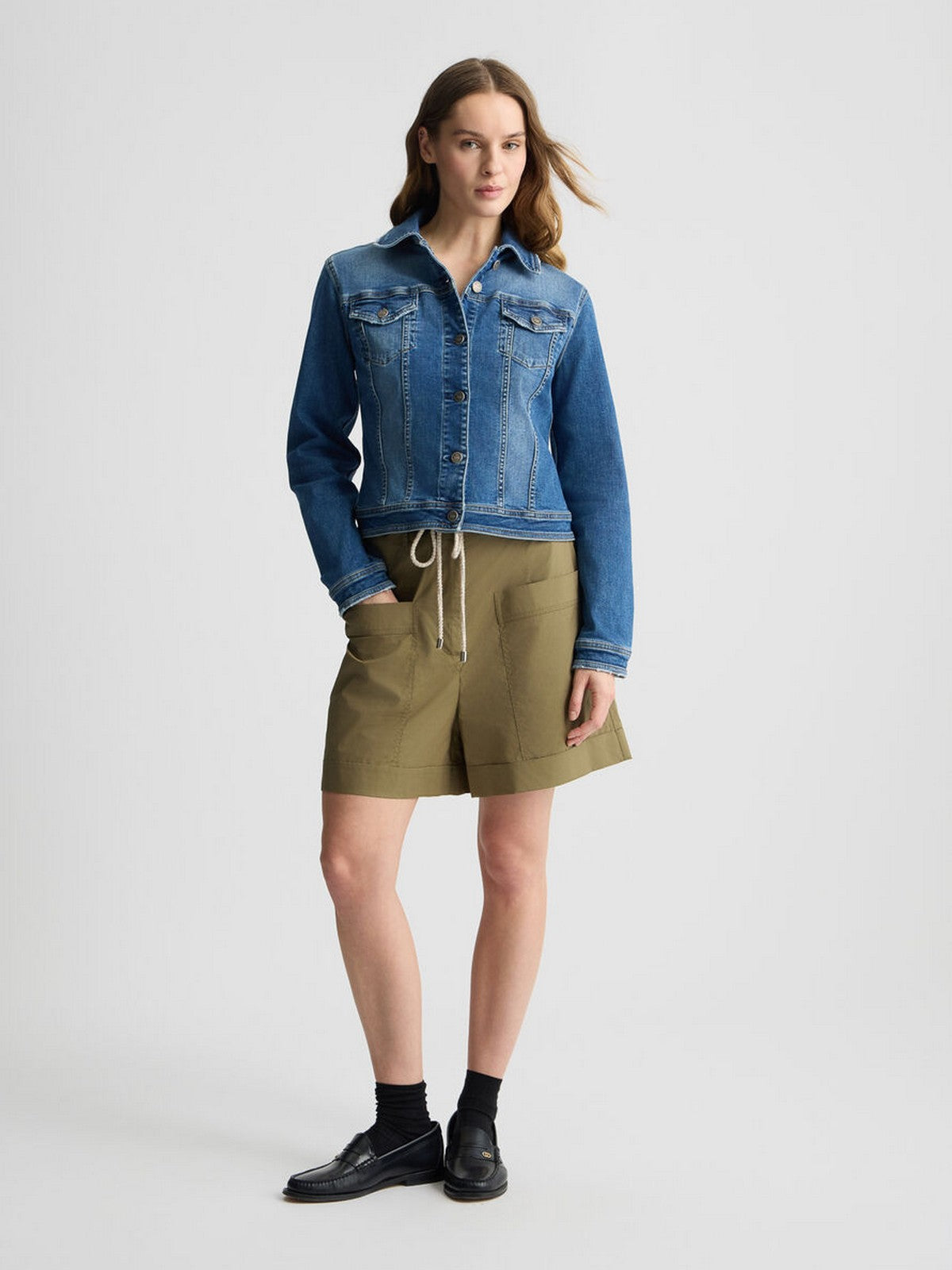 LIU JO BLUE DENIM Giubbino Donna  UA5046DS615 78849 Blu gioboutiqueweb