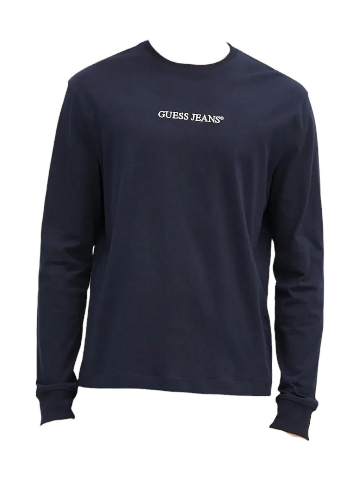 GUESS T-shirt Uomo GJ LS CN REG EMBRO TEE M5RI84 K8HM0 A71W DARING OCEAN