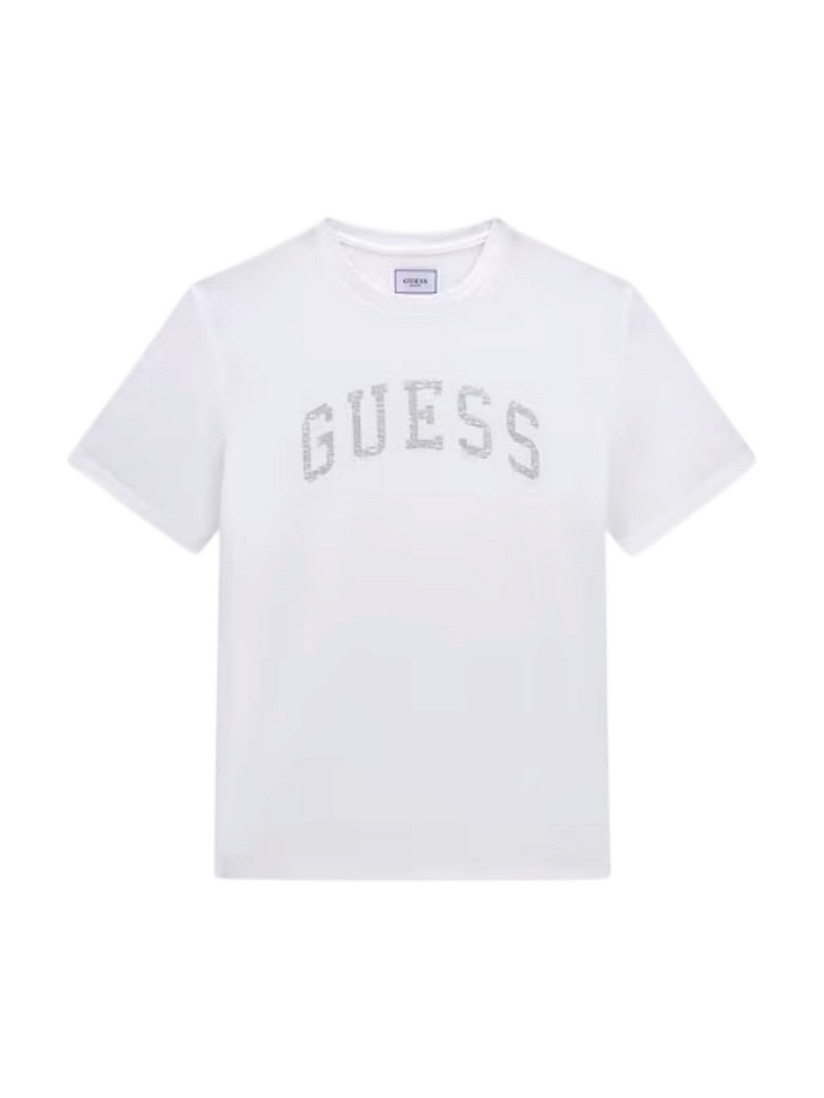 GUESS T-shirt Uomo SS BSC MARINE LOGO TEE M6RI11 KC4J0 G011 PURE WHITE