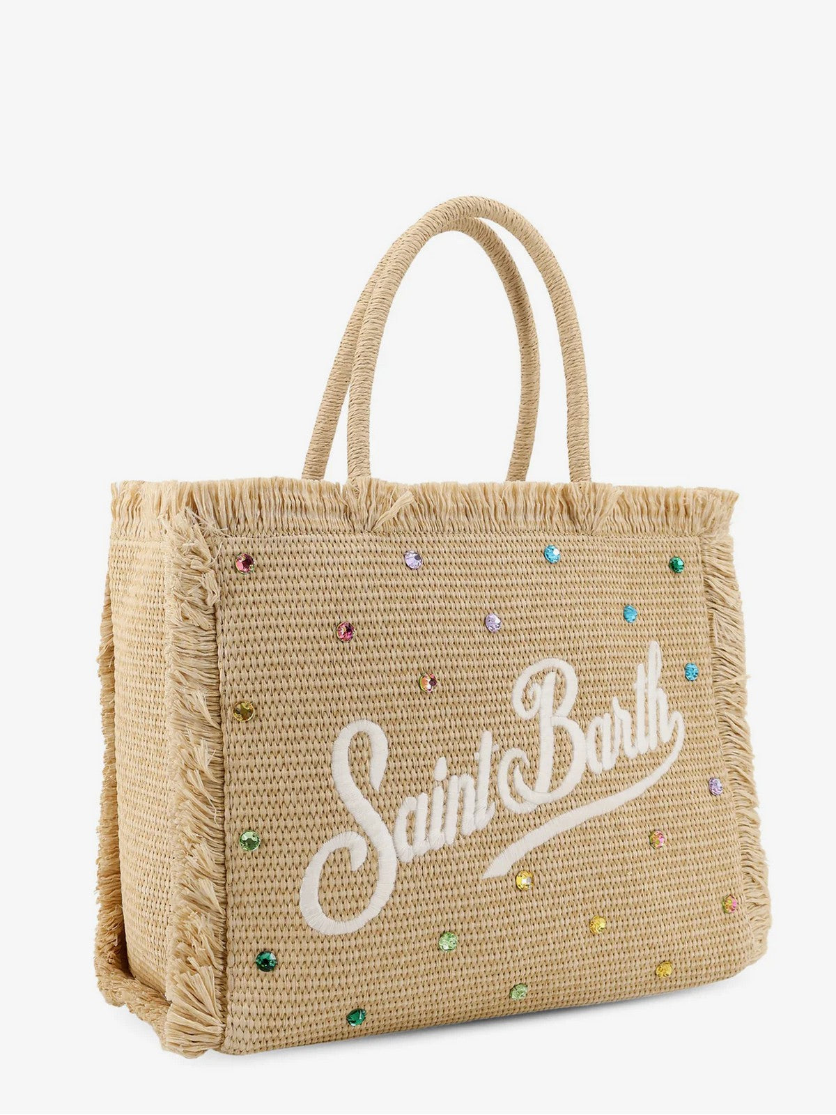MC2 SAINT BARTH Borsa Donna  VANITY STRAW N 02748L STRASS MULTI 10 EMB