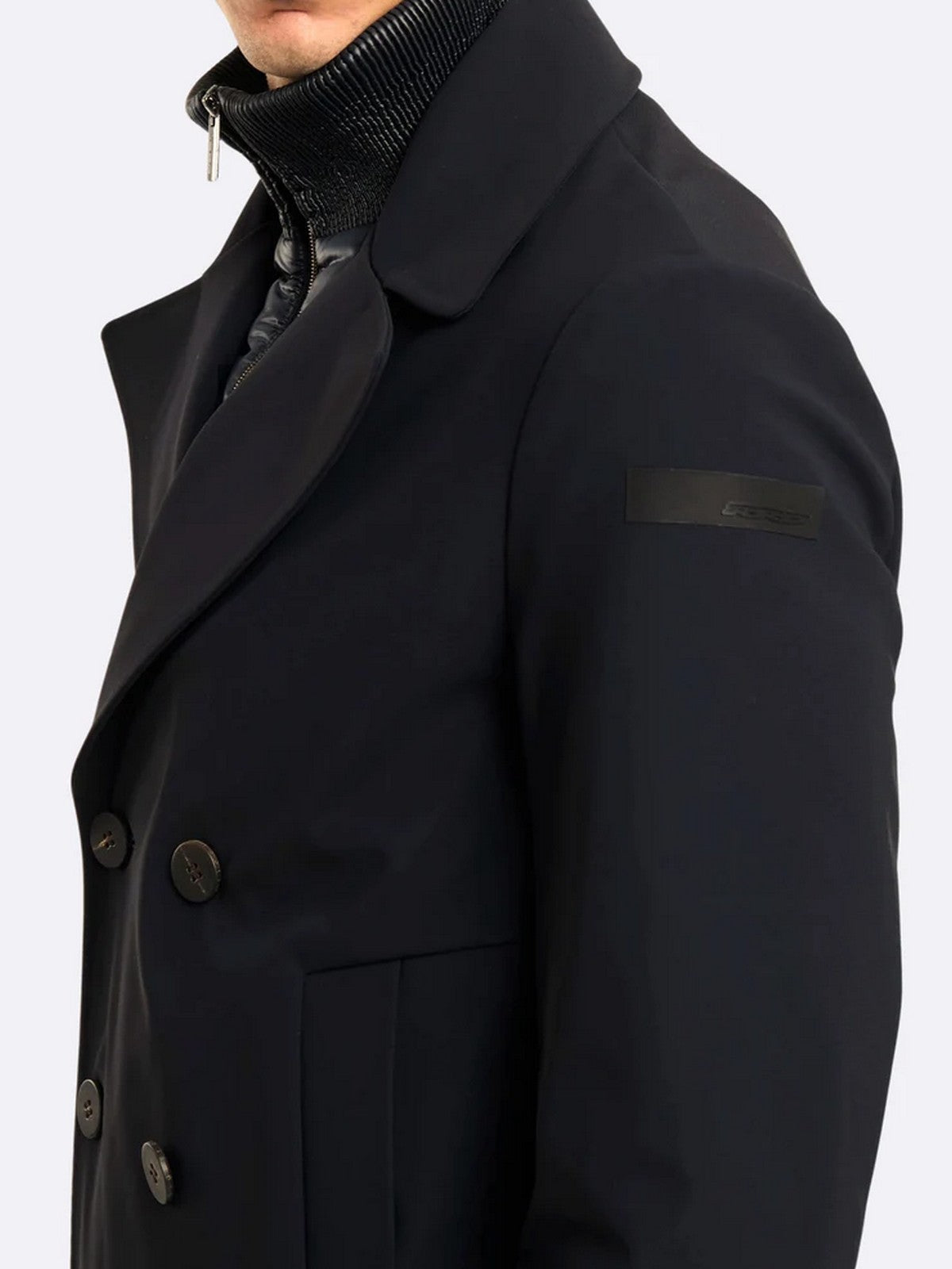 RRD Cappotto Uomo surflex winter thermo peacot jkt W25046 10 10 BLACK